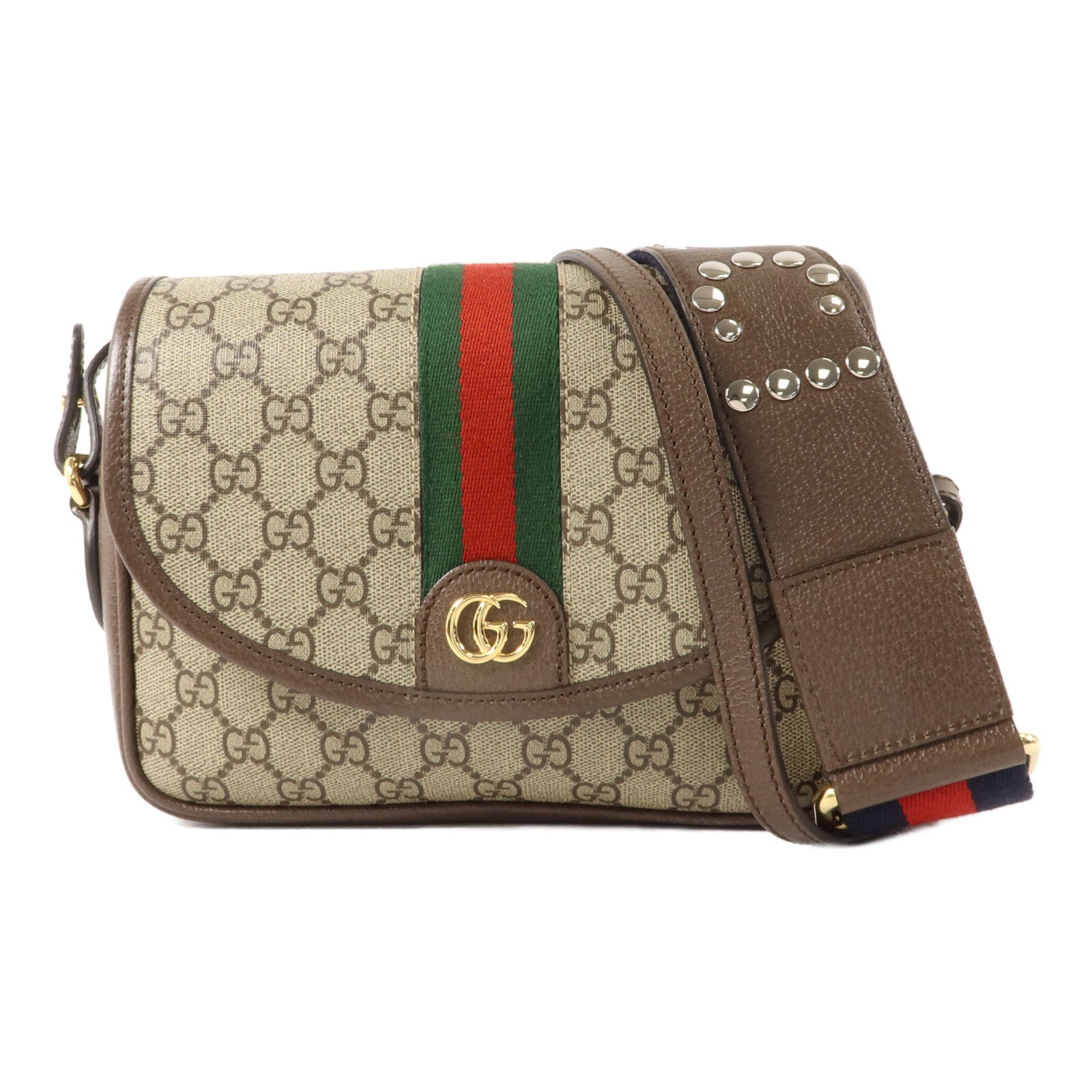 GUCCI 塗層帆布Ophidia GG肩背袋