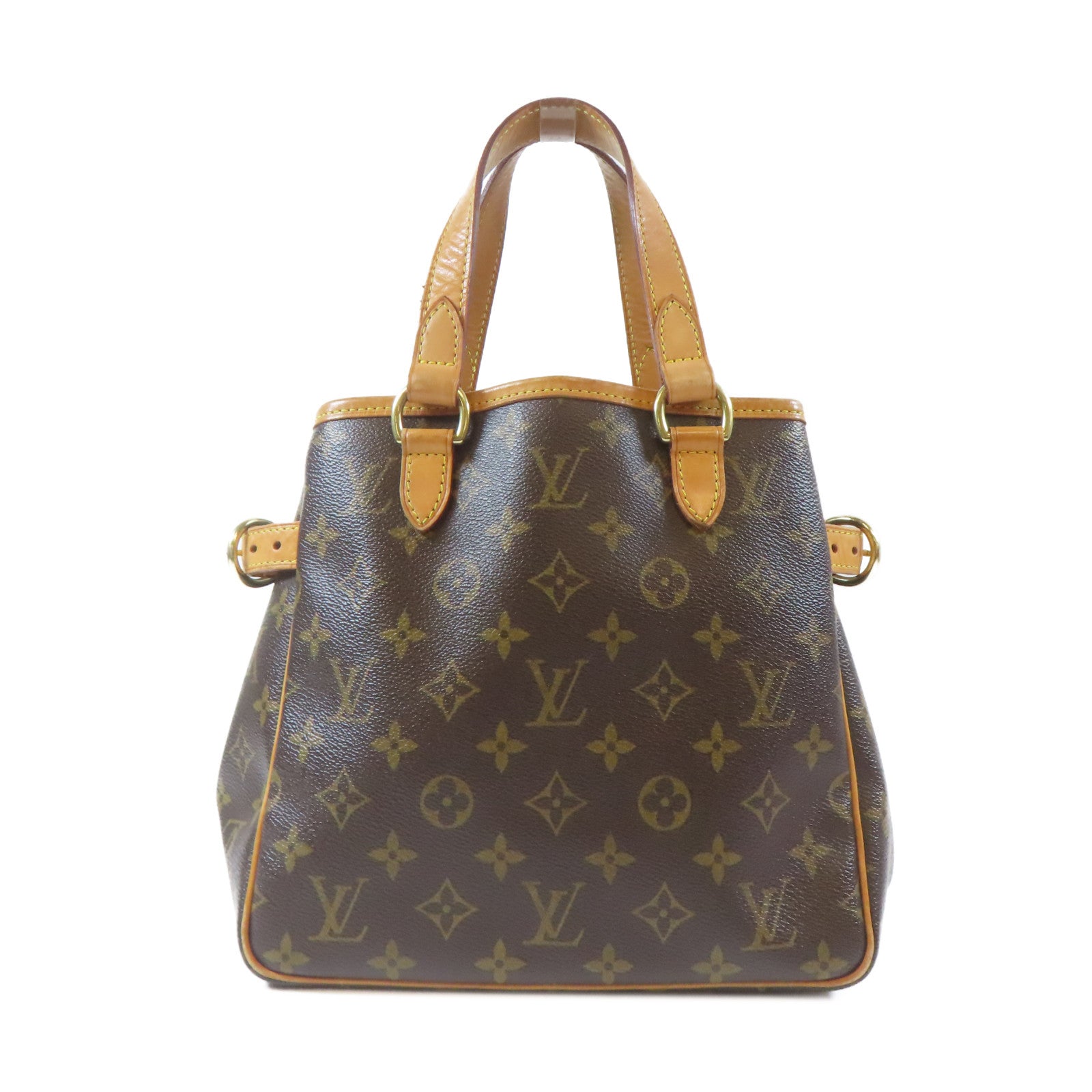 LOUIS VUITTON Monogram Batignolles金扣手挽袋啡色