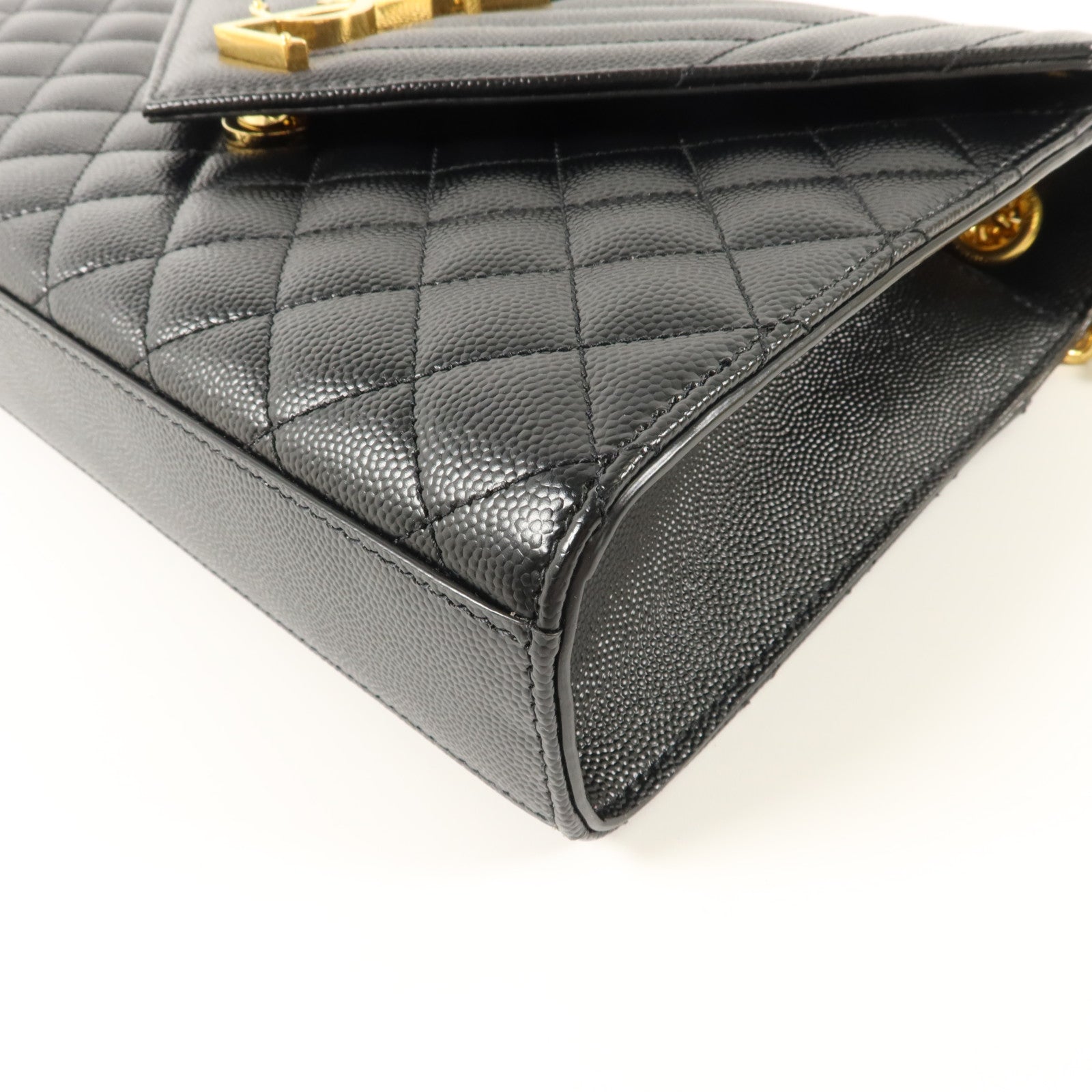 SAINT LAURENT 牛皮皮革Envelope Medium鏈帶肩背袋