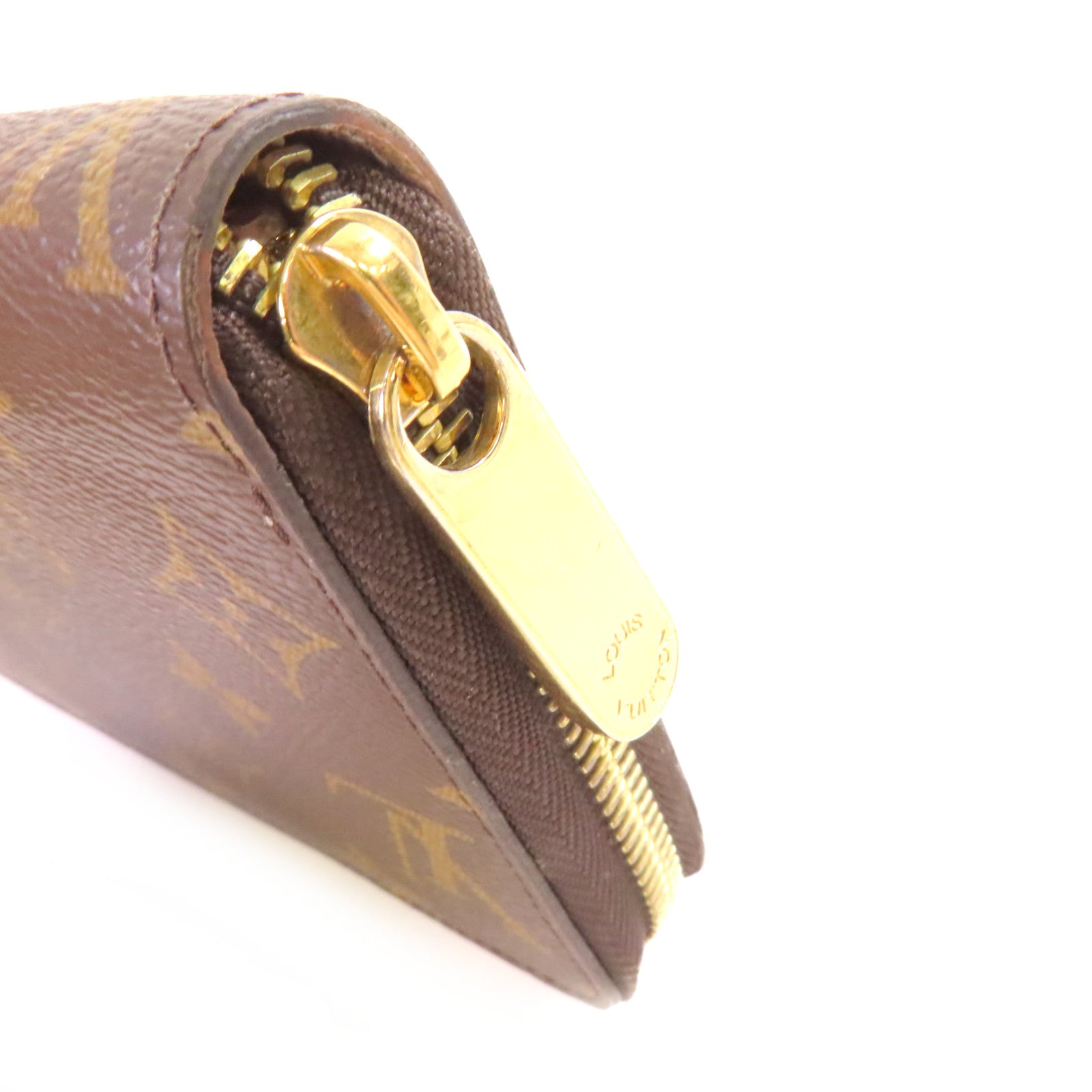 LOUIS VUITTON Monogram Zippy Long Wallet金扣拉鏈長錢包啡色