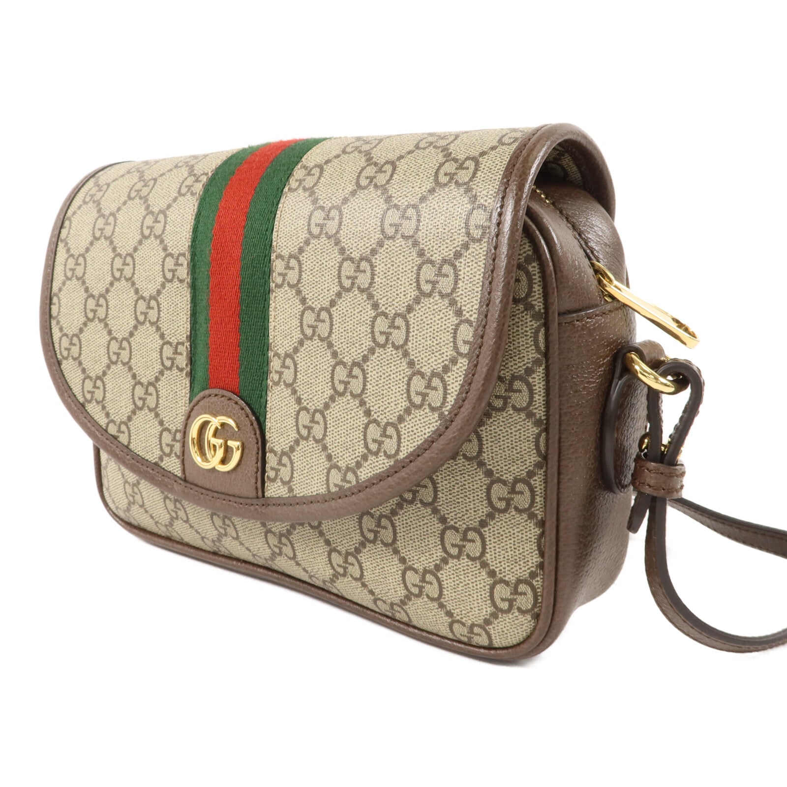 GUCCI 塗層帆布Ophidia GG肩背袋
