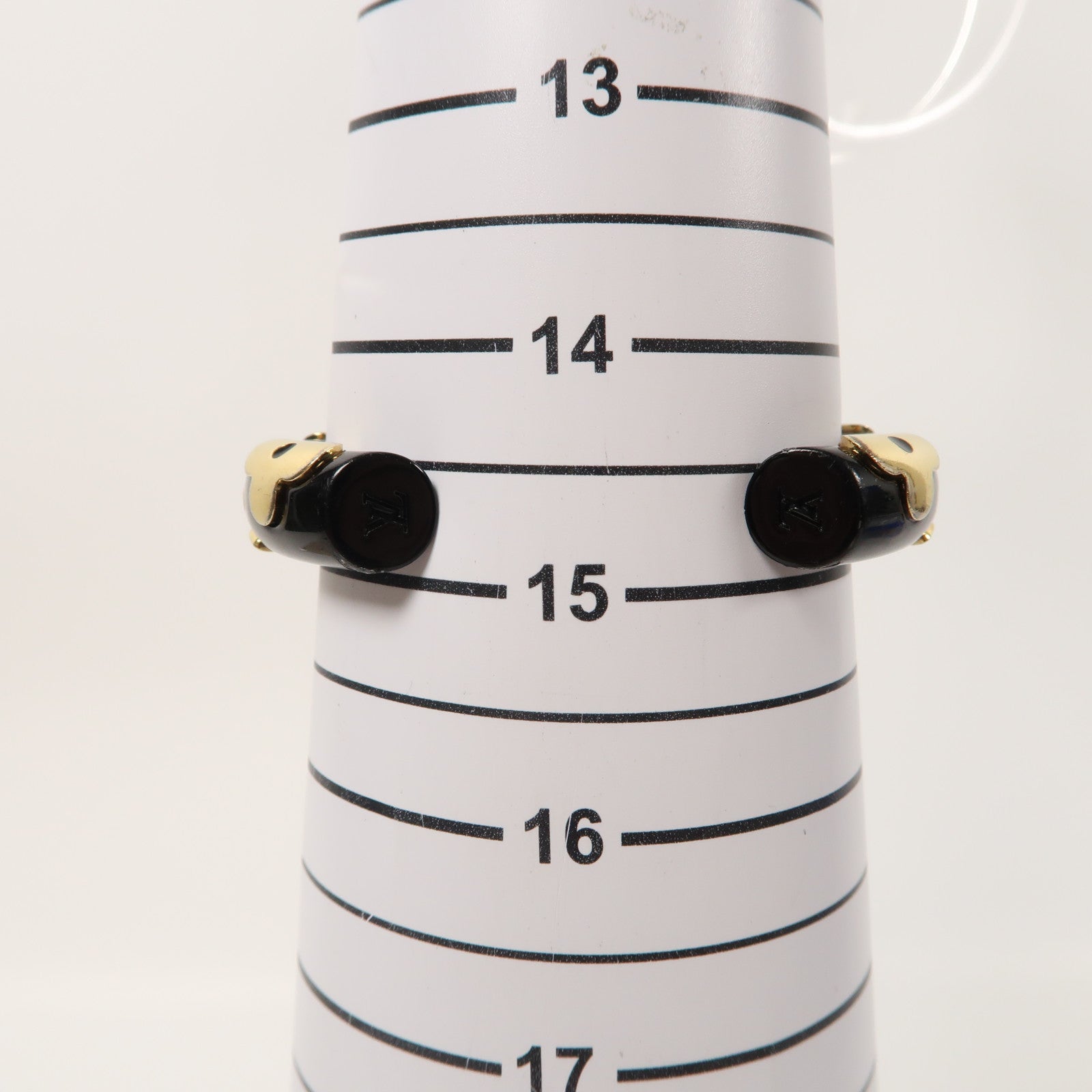 LOUIS VUITTON PVC Daily Monogram Bangle手鐲黑色/金色