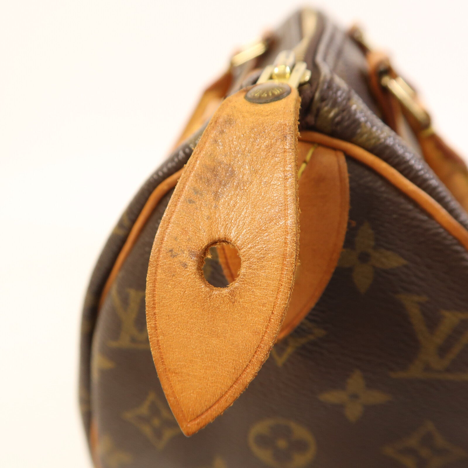 LOUIS VUITTON Monogram Speedy 25金扣手挽袋