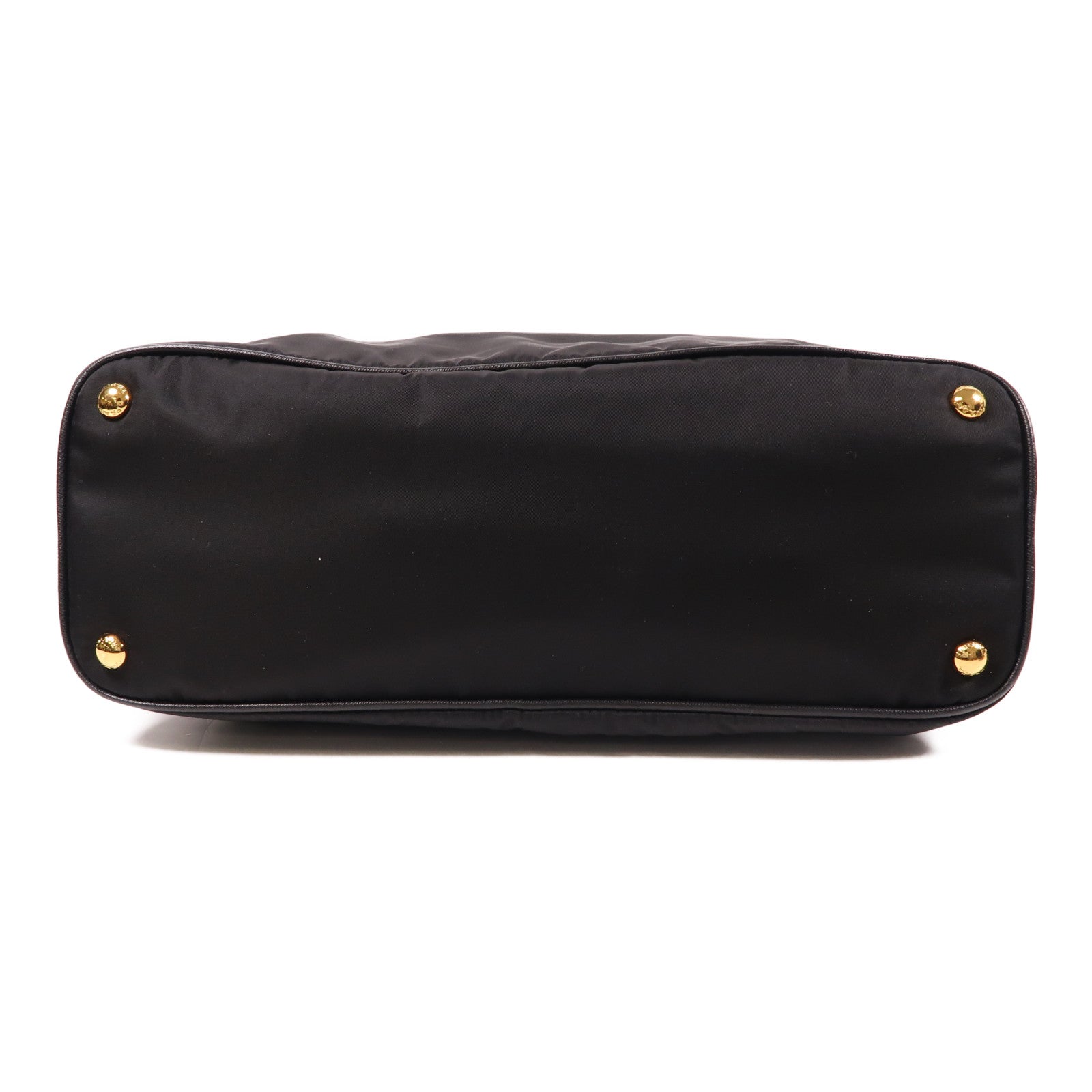 PRADA 尼龍Shoulder Bag金扣肩背袋黑色