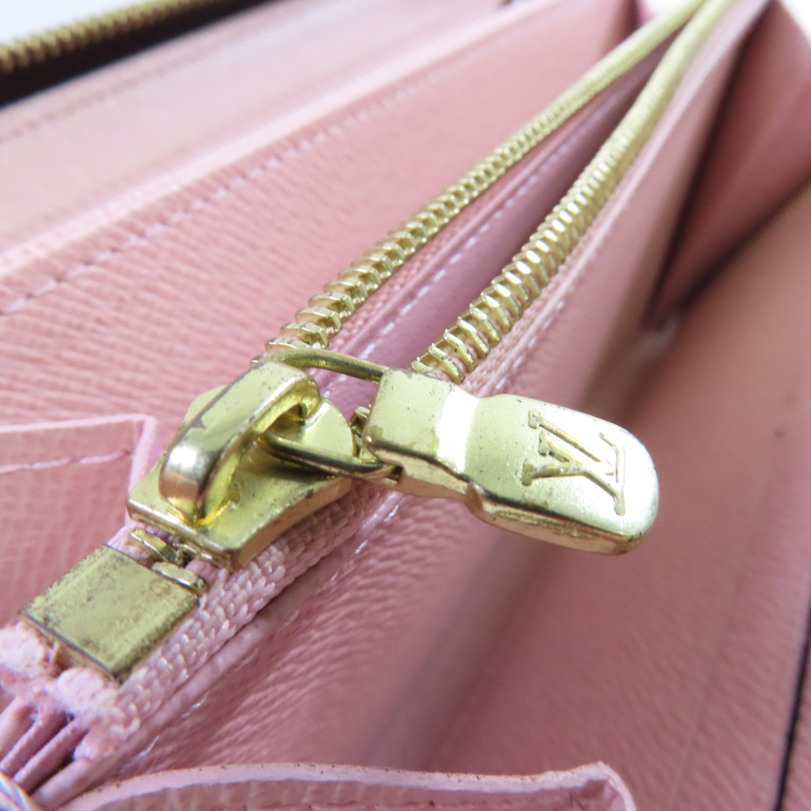 LOUIS VUITTON Monogram Zippy Long Wallet金扣拉鏈長錢包啡色