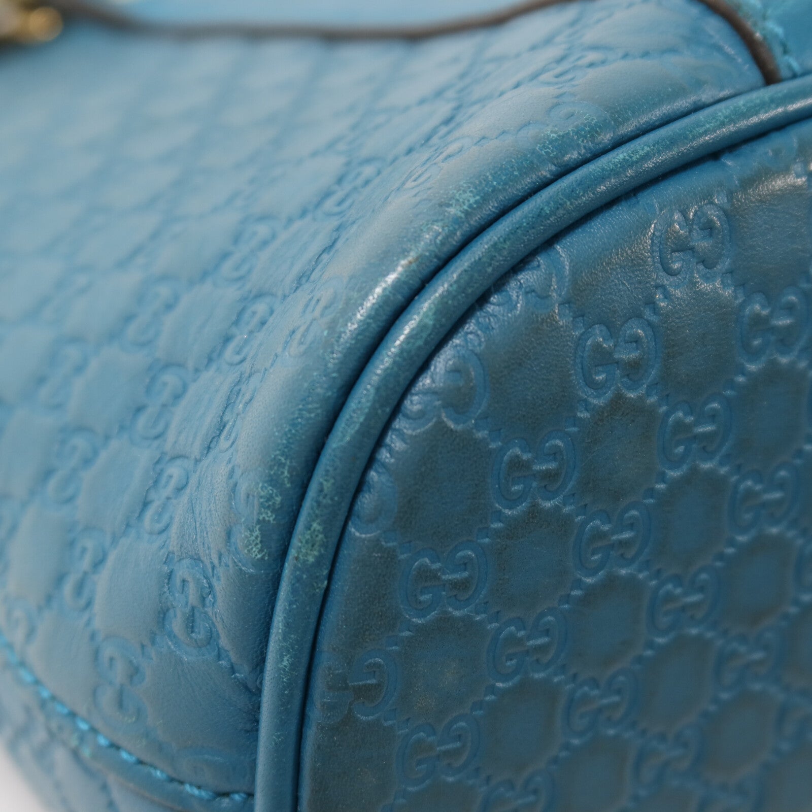GUCCI 牛皮皮革Mini Dome金扣手挽肩背兩用袋