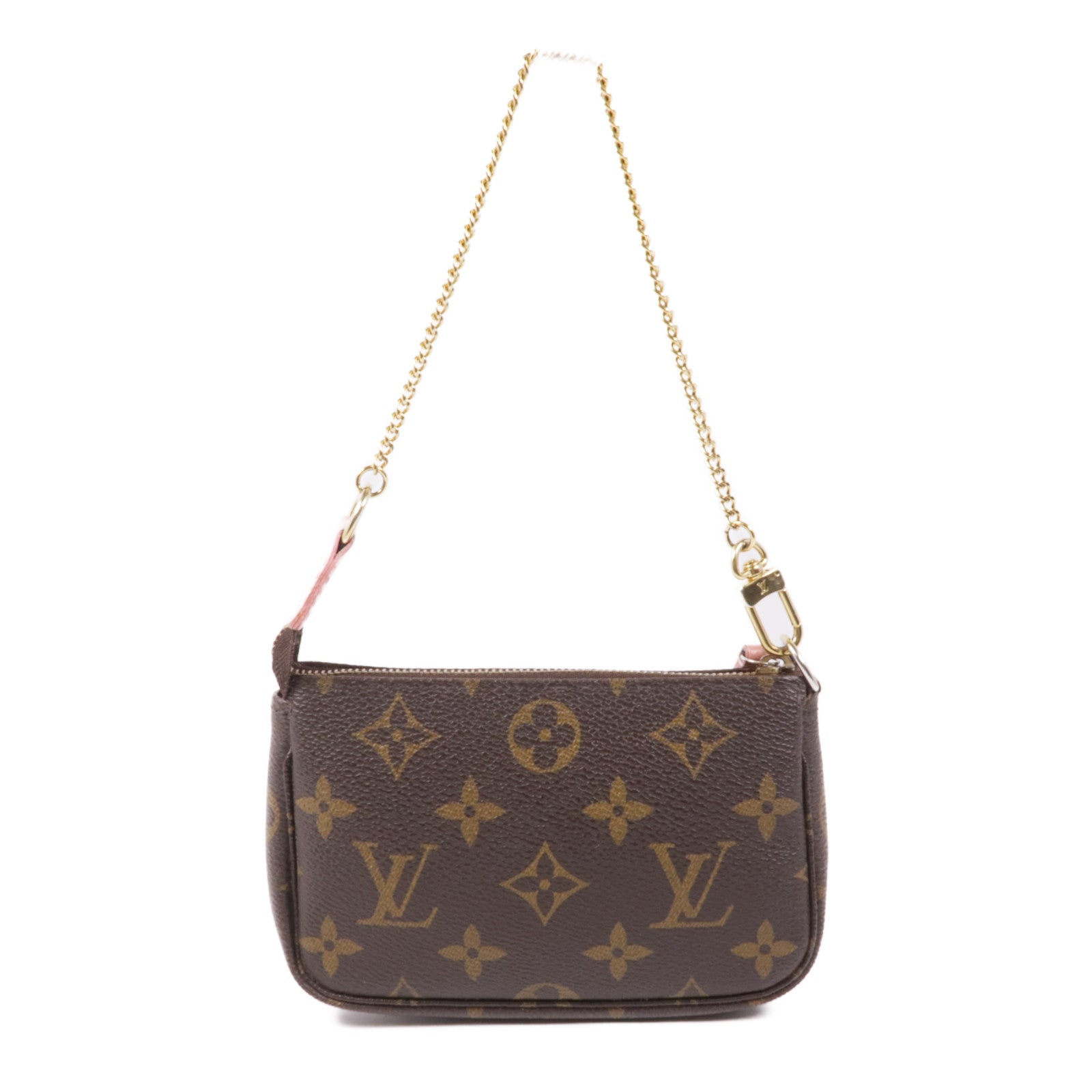 LOUIS VUITTON Monogram Pochette Accessoires金扣手挽袋