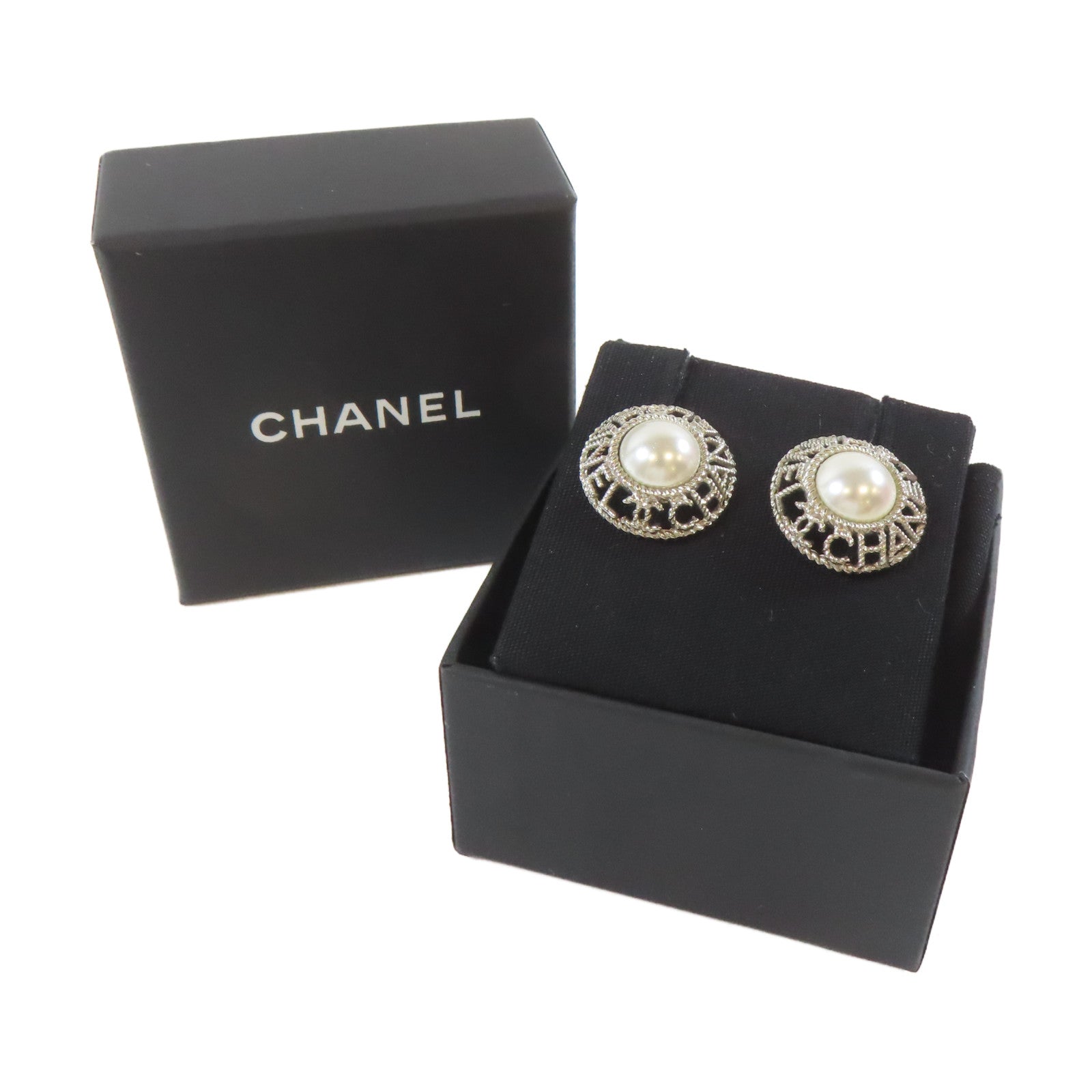 CHANEL 【激減優惠】金屬Earrings耳環銀色