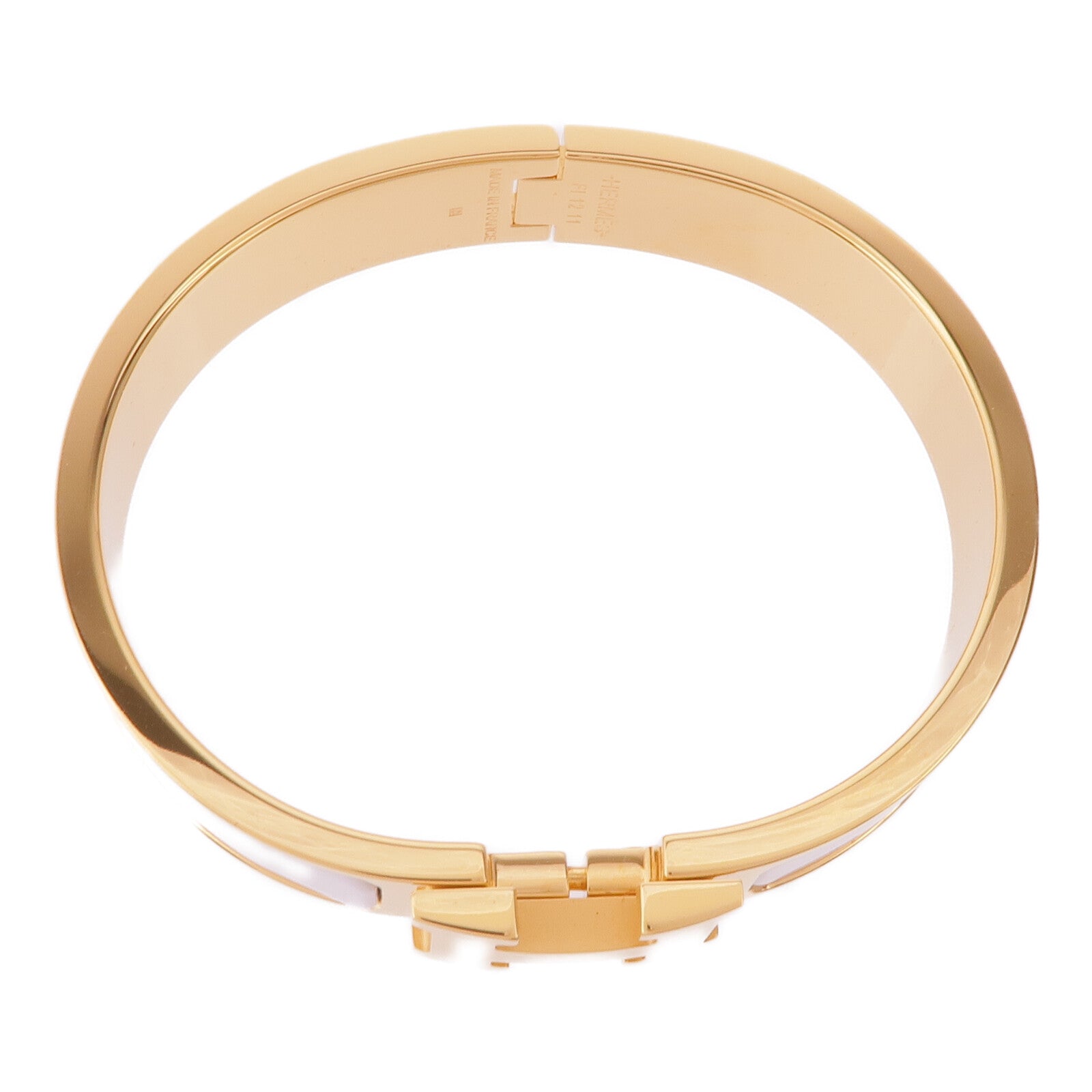 HERMES 琺瑯/金屬Clic H手鐲