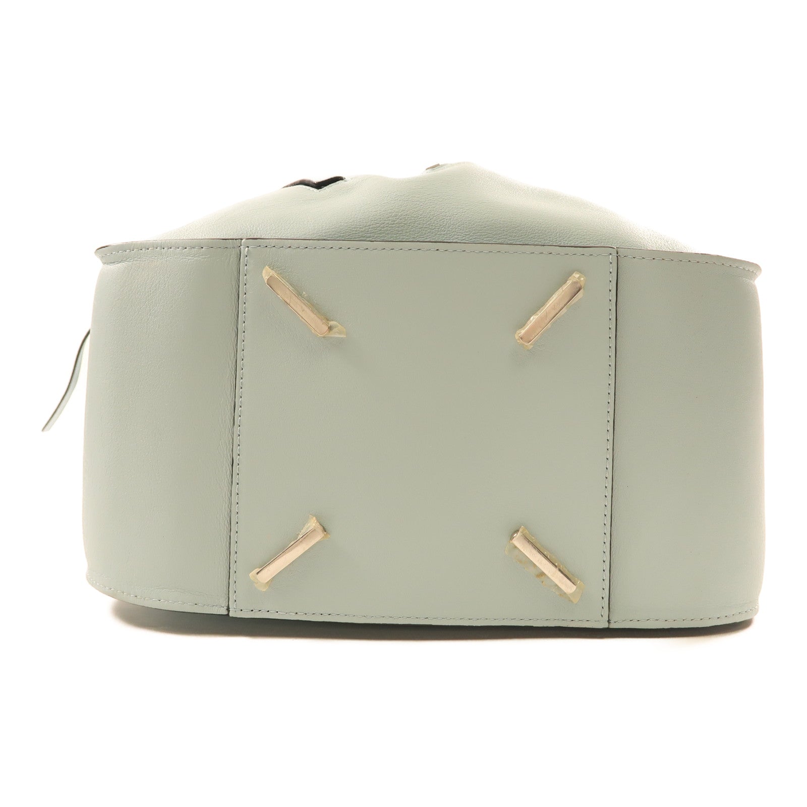 LOEWE 牛皮皮革Hammock銀扣手挽肩背兩用袋