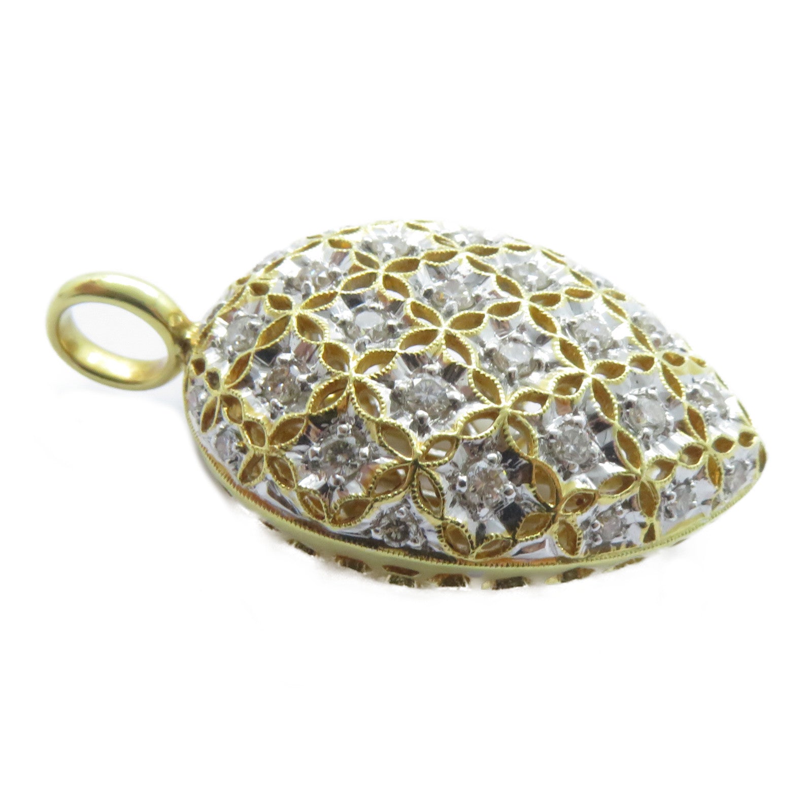 JEWELRY 【激減優惠】18K黃金Diamond Pendant Top 2.00ct鑽石吊墜