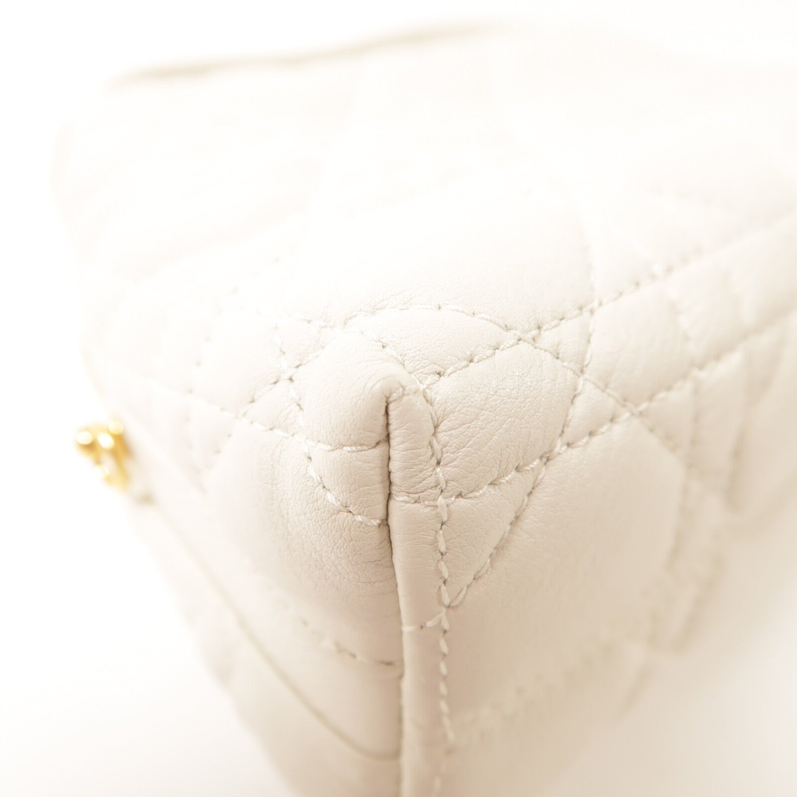Dior 牛皮皮革Mini Caro D-Cosy鏈帶手挽肩背兩用袋