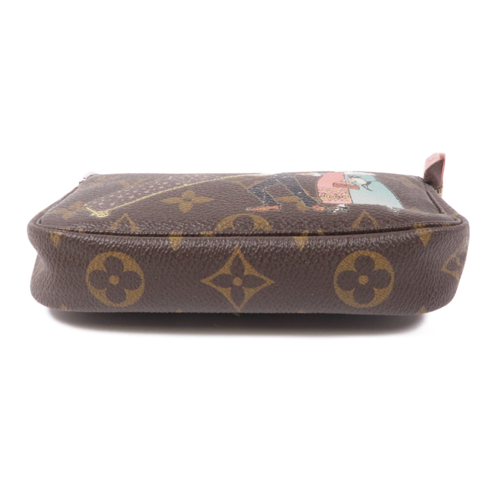 LOUIS VUITTON Monogram Pochette Accessoires金扣手挽袋