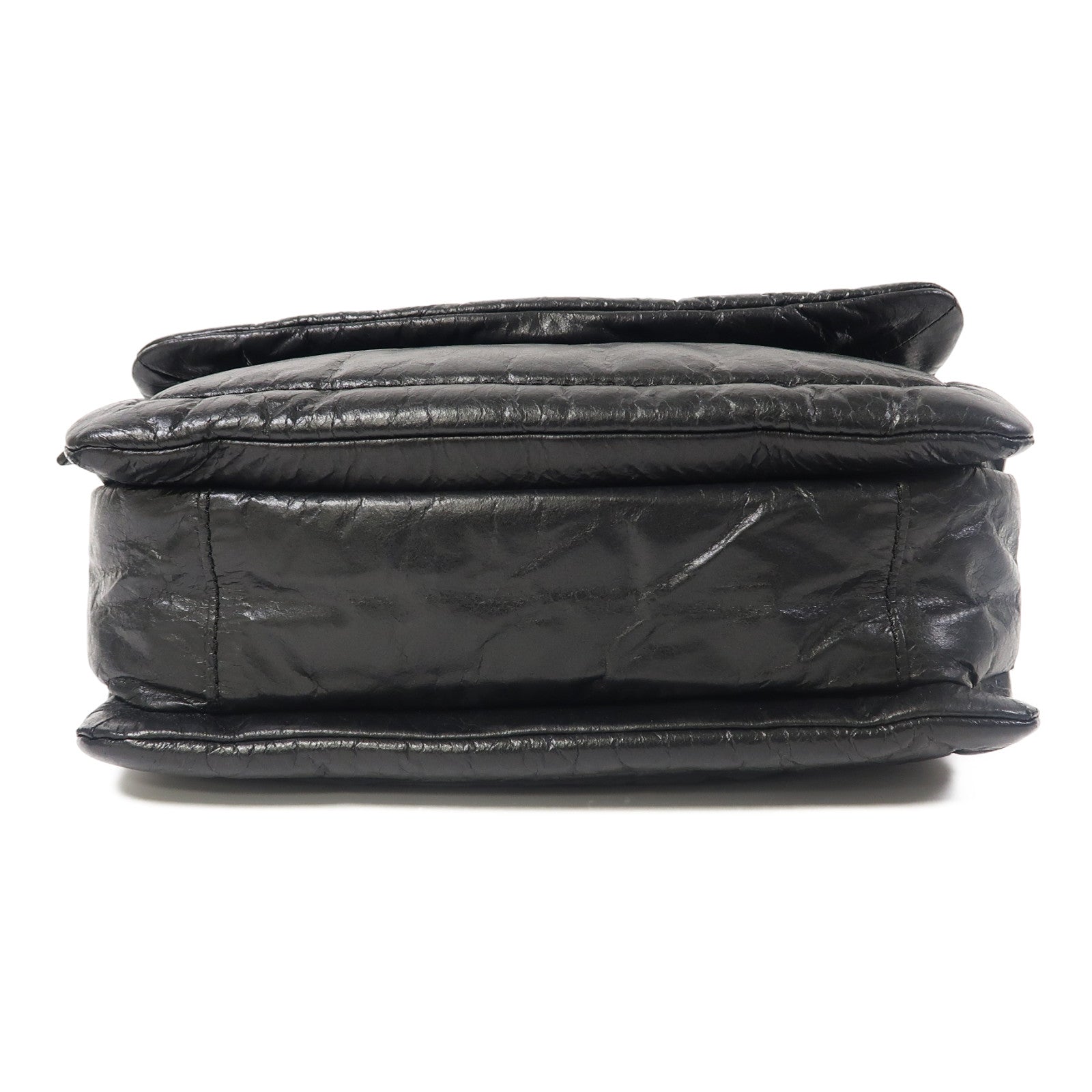 MARC JACOBS 【激減優惠】聚酯纖維Shoulder Bag銀扣鏈帶肩背袋黑色