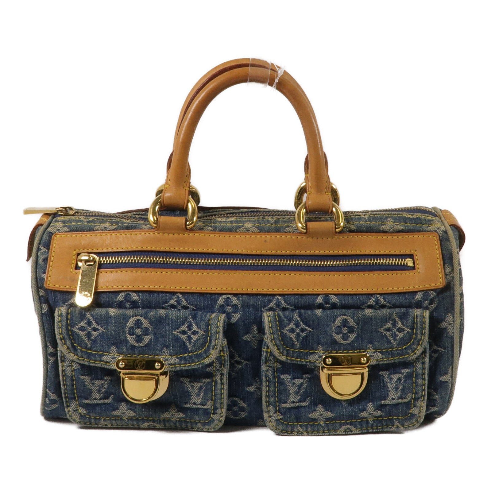 LOUIS VUITTON Monogram Denim Neo Speedy手挽袋