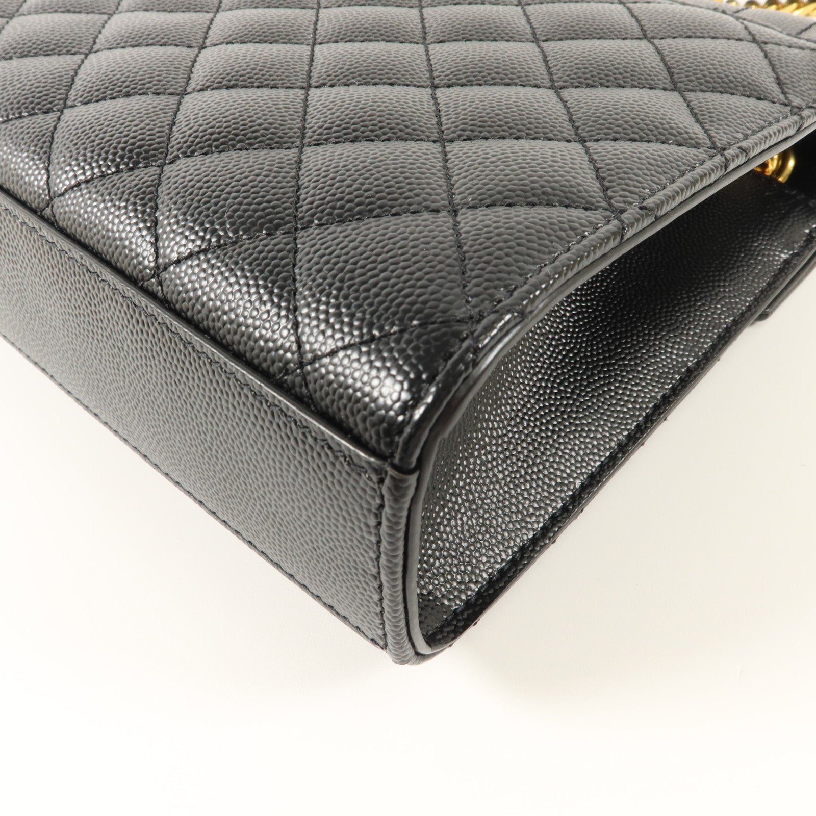 SAINT LAURENT 牛皮皮革Envelope Medium鏈帶肩背袋