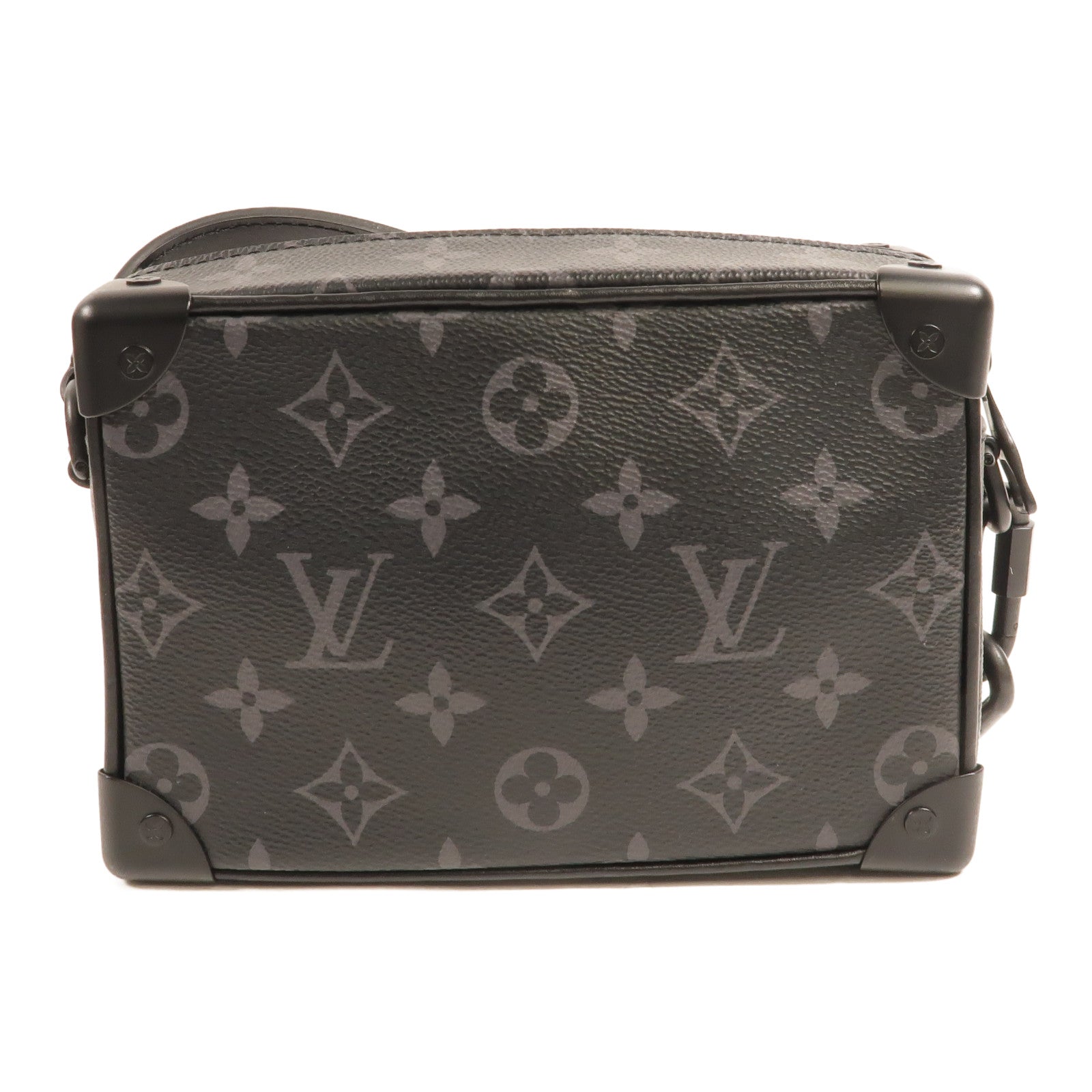 LOUIS VUITTON Monogram Eclipse Mini Soft Trunk肩背袋
