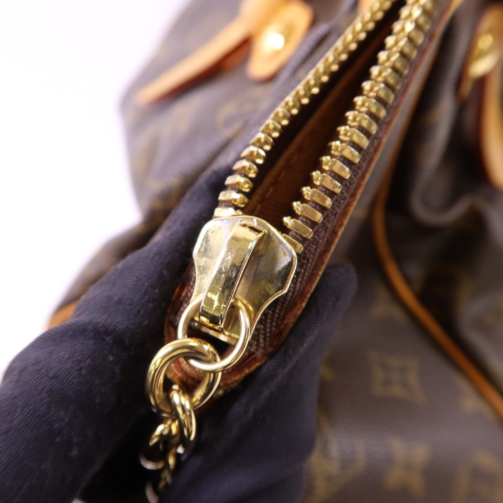 LOUIS VUITTON Monogram Tivoli GM金扣肩背袋