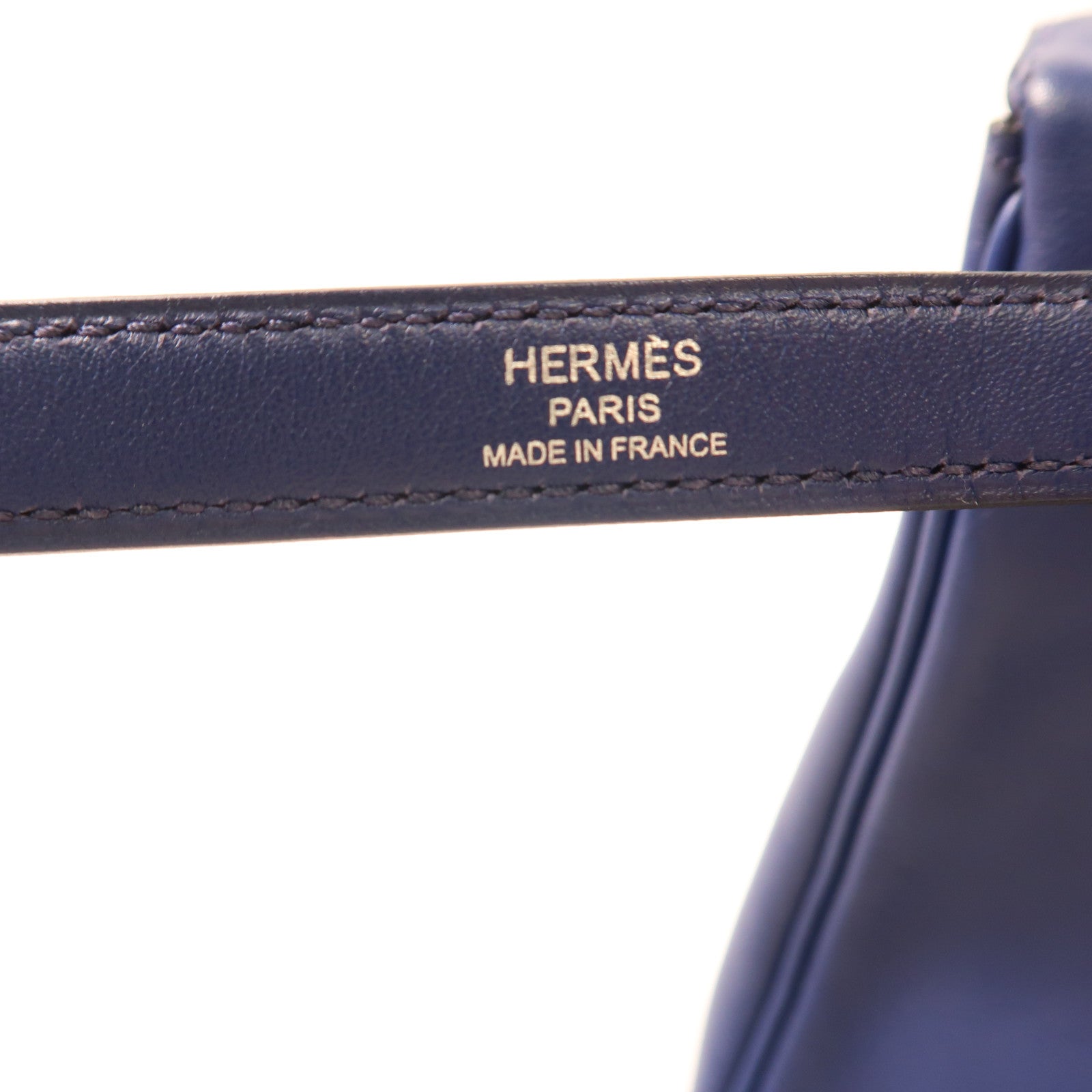 HERMES 【激減優惠】Swift皮革Kelly 25銀扣手挽肩背兩用袋73 Bleu Saphir/藍寶石