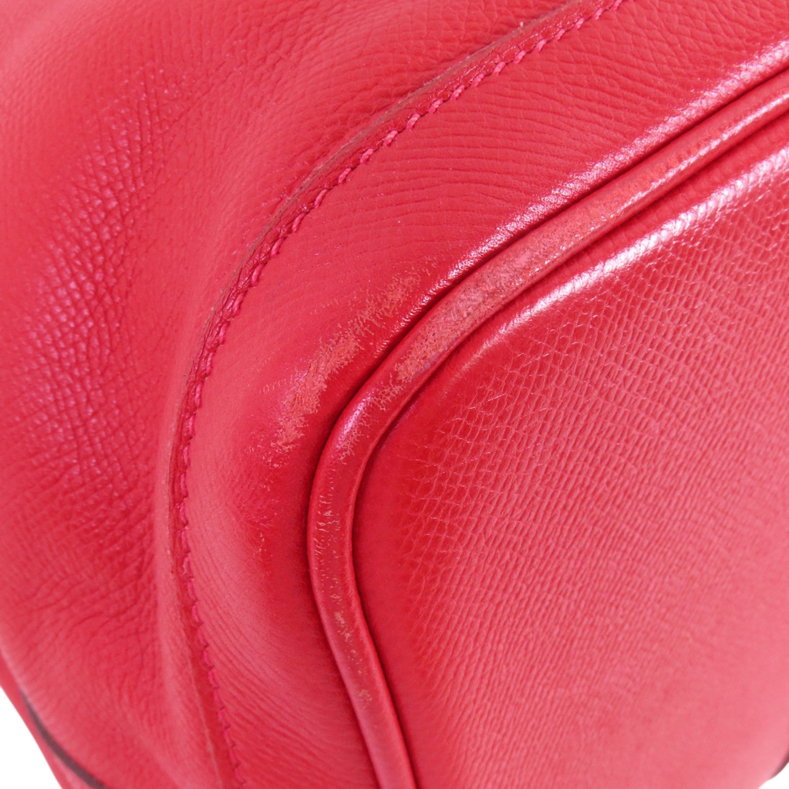 HERMES Epsom皮革Garden Party PM銀扣手挽袋