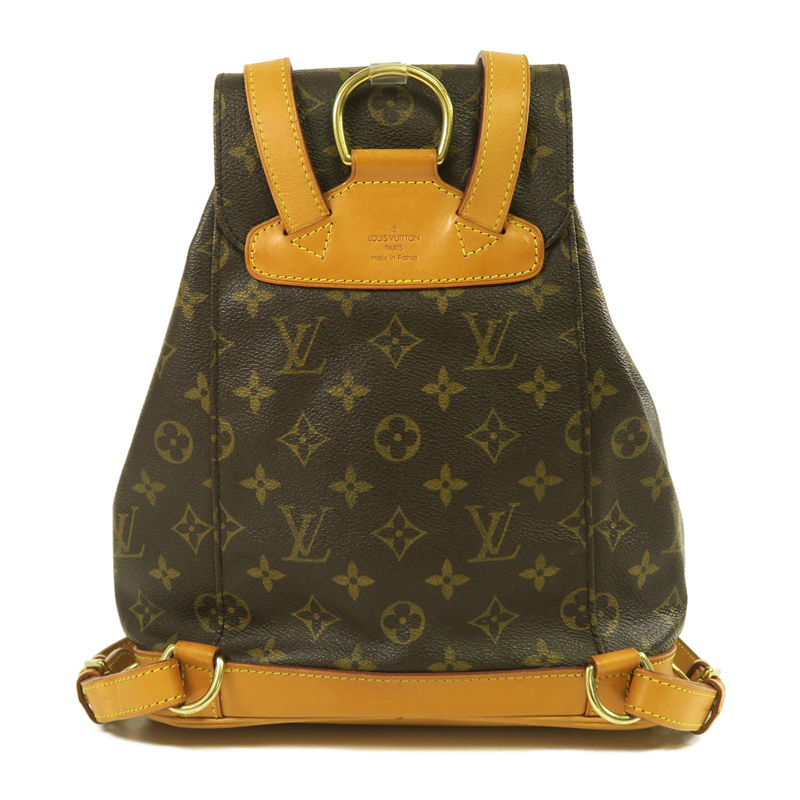 LOUIS VUITTON **【激減優惠】Monogram Montsouris MM金扣背包啡色