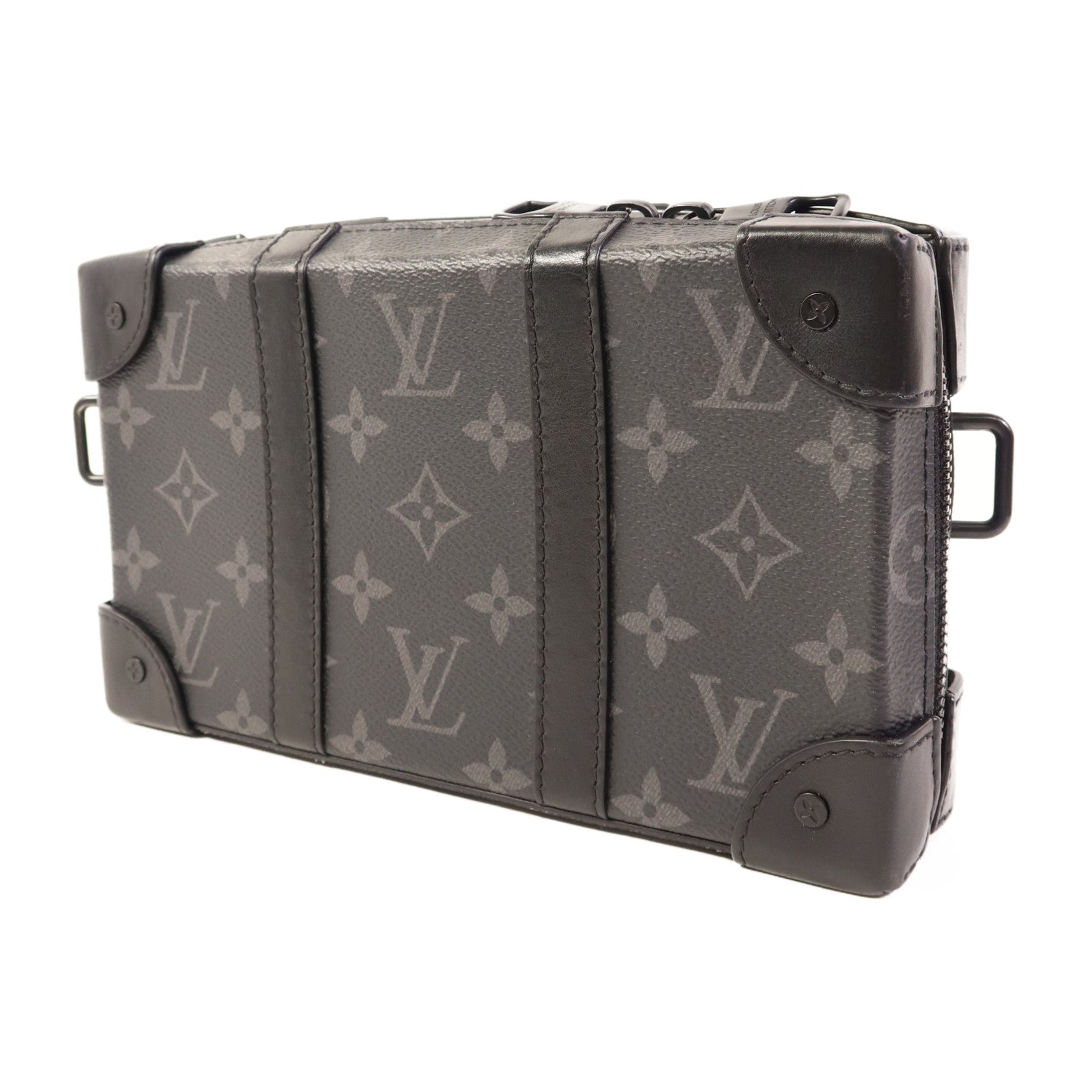 LOUIS VUITTON Monogram Eclipse Soft Trunk Wallet肩背袋