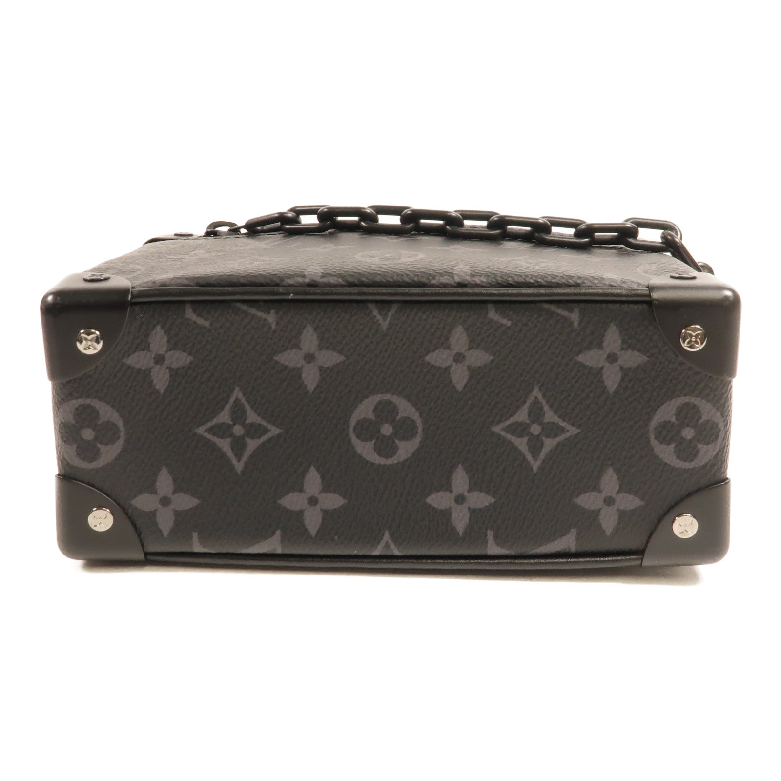 LOUIS VUITTON Monogram Eclipse Mini Soft Trunk肩背袋