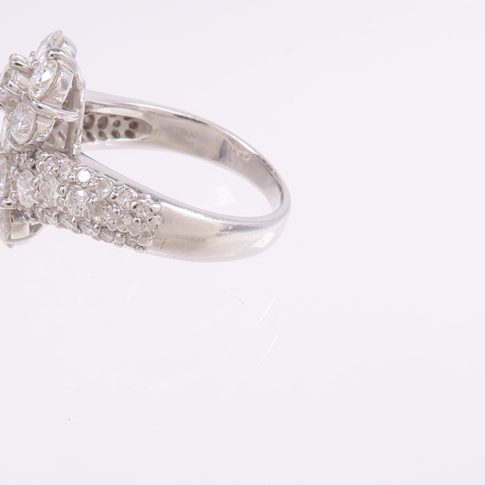 JEWELRY 【激減優惠】PT900鉑金Diamond Ring鑽石戒指US#5