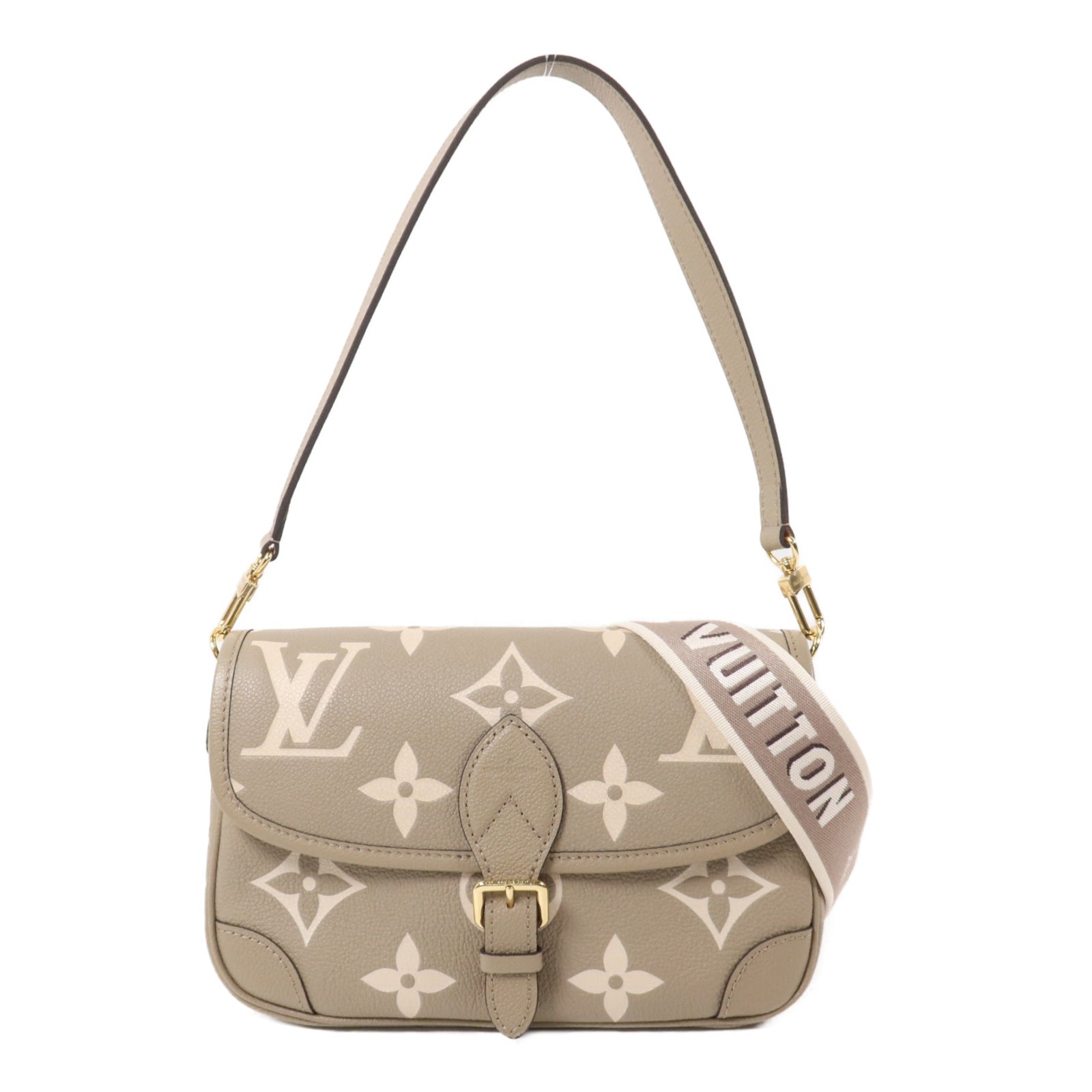 LOUIS VUITTON Monogram Empreinte Diane PM手挽肩背兩用袋
