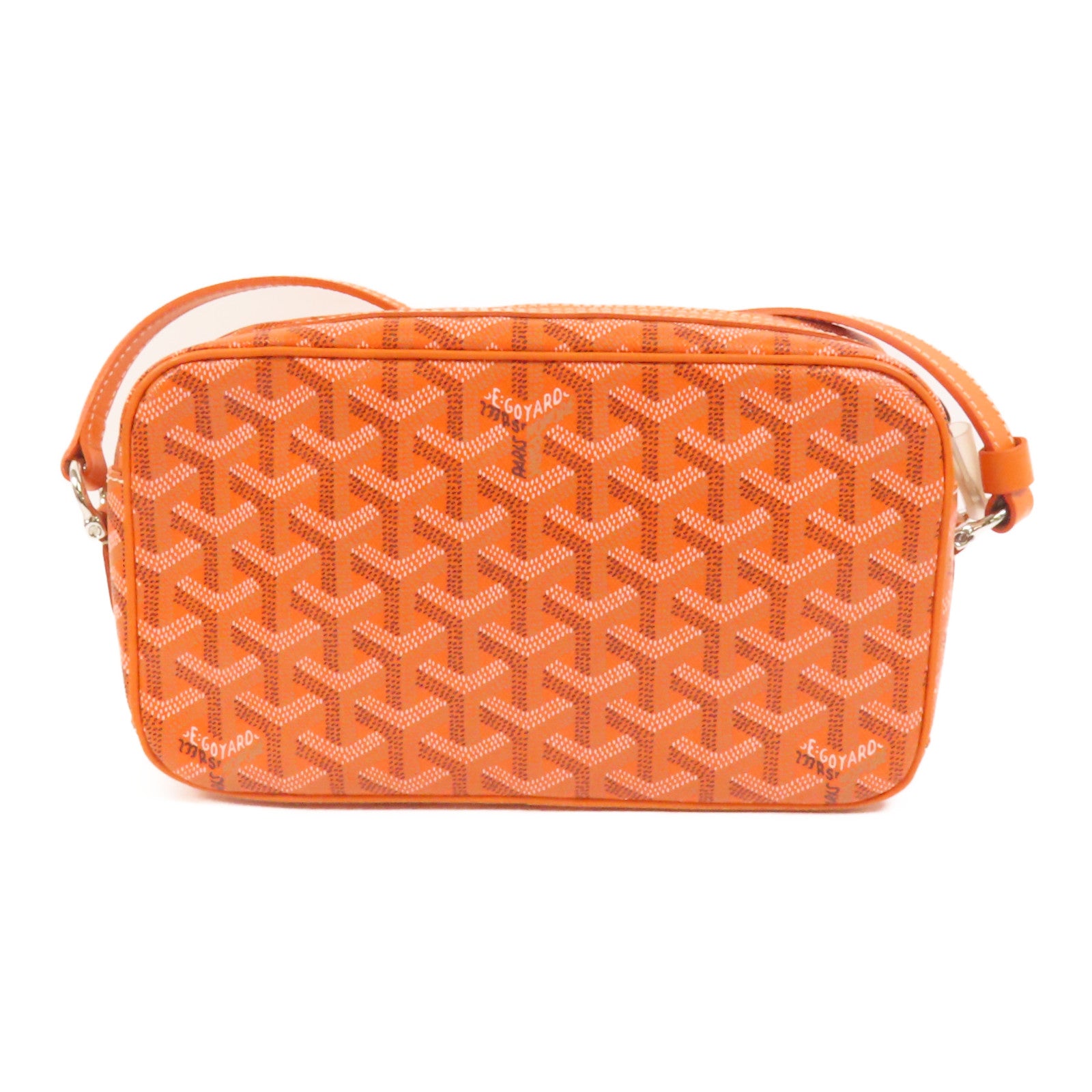 GOYARD 【激減優惠】塗層帆布Cap-Vert銀扣肩背袋