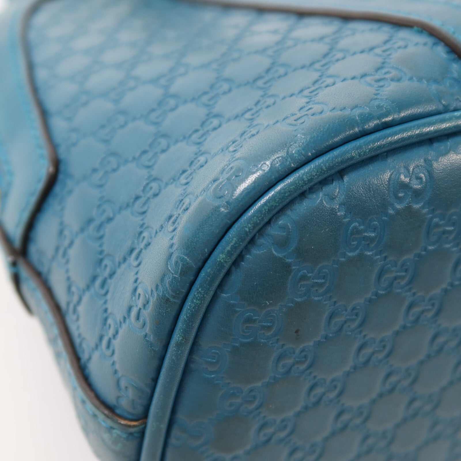 GUCCI 牛皮皮革Mini Dome金扣手挽肩背兩用袋
