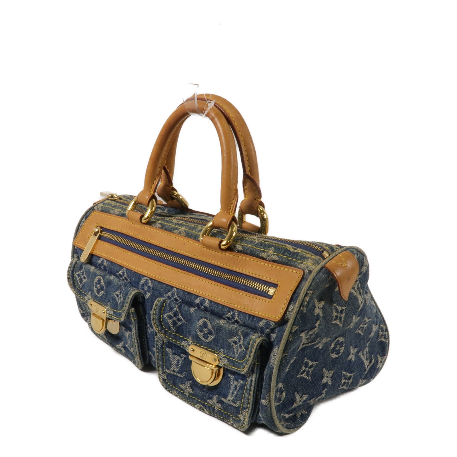 LOUIS VUITTON Monogram Denim Neo Speedy手挽袋