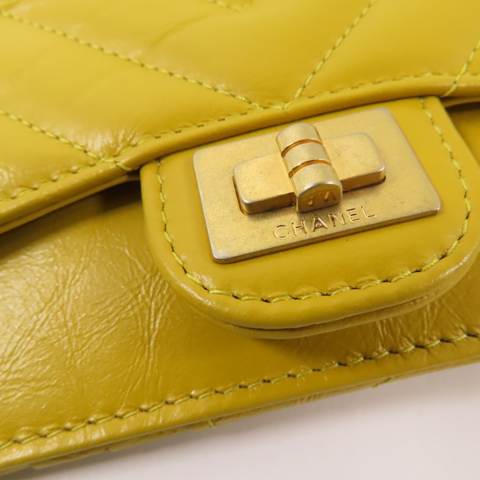 CHANEL 皮革2.55 Card Case金扣卡片套