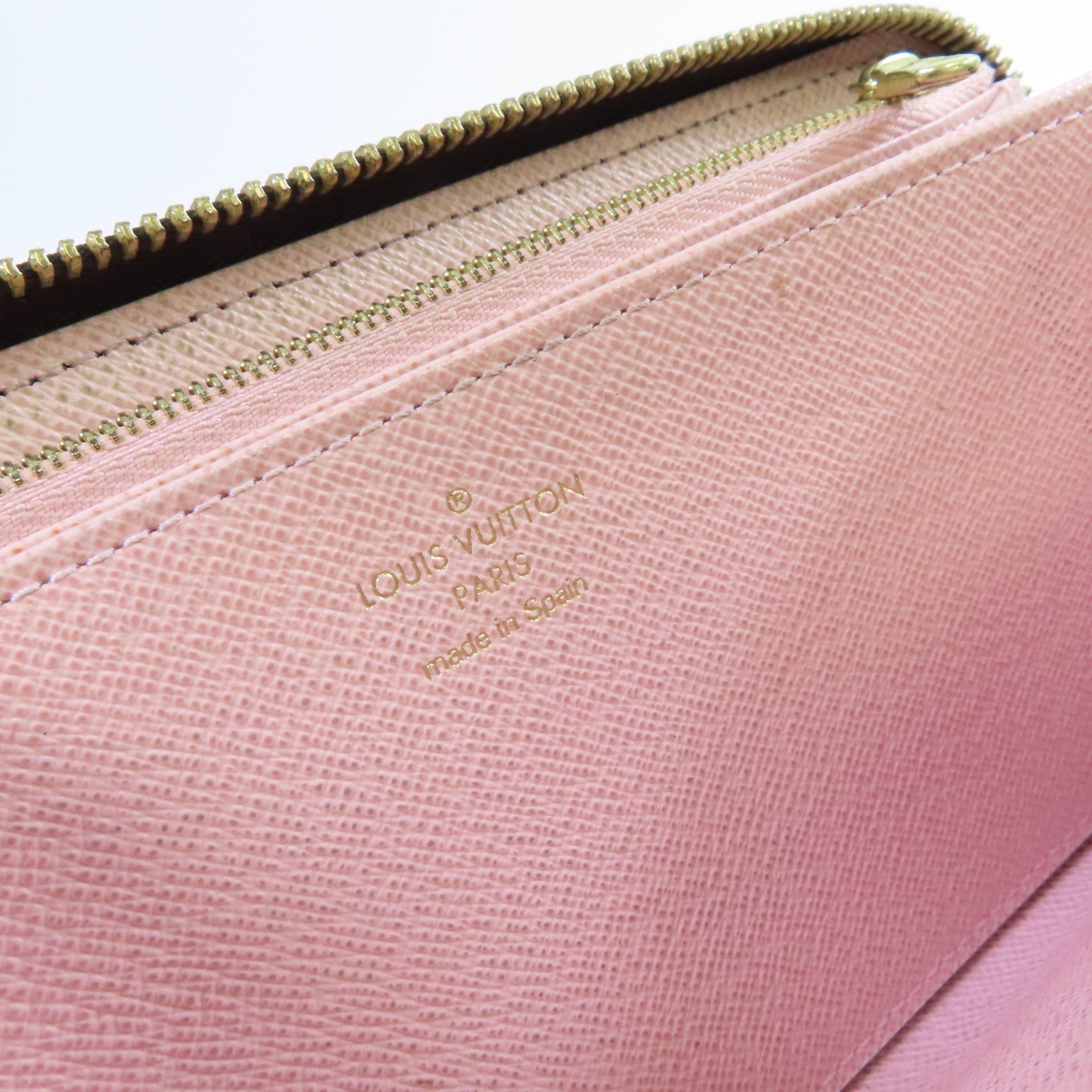 LOUIS VUITTON Monogram Zippy Long Wallet金扣拉鏈長錢包啡色