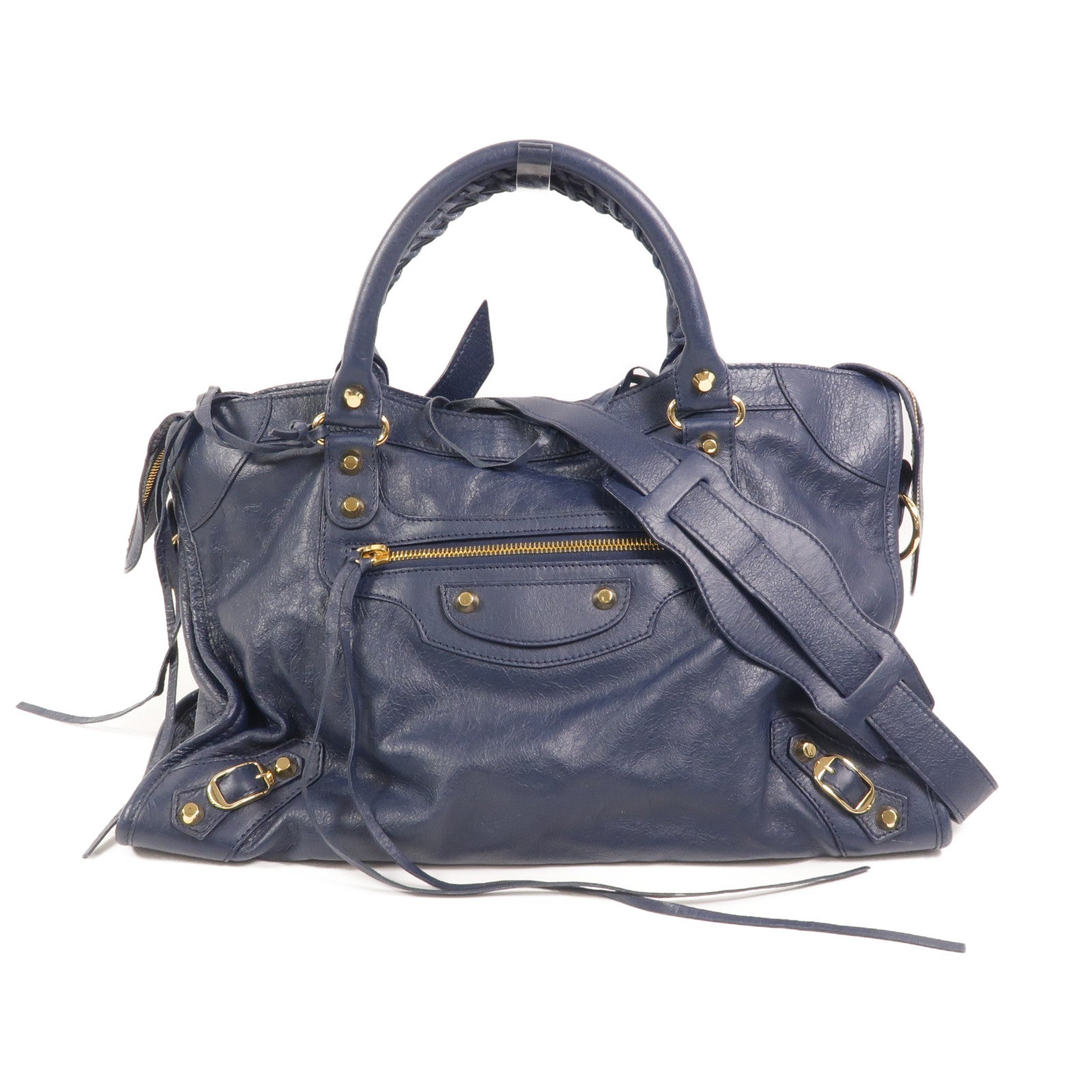 BALENCIAGA 牛皮皮革City手挽肩背兩用袋
