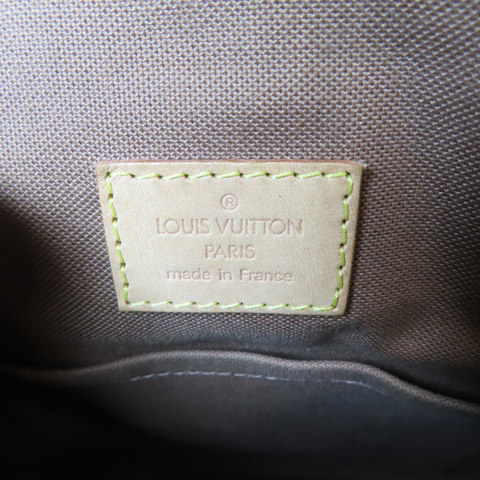 LOUIS VUITTON Monogram Batignolles金扣手挽袋啡色