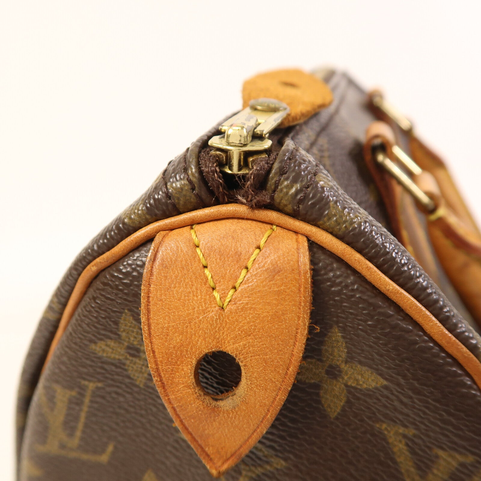 LOUIS VUITTON Monogram Speedy 25金扣手挽袋