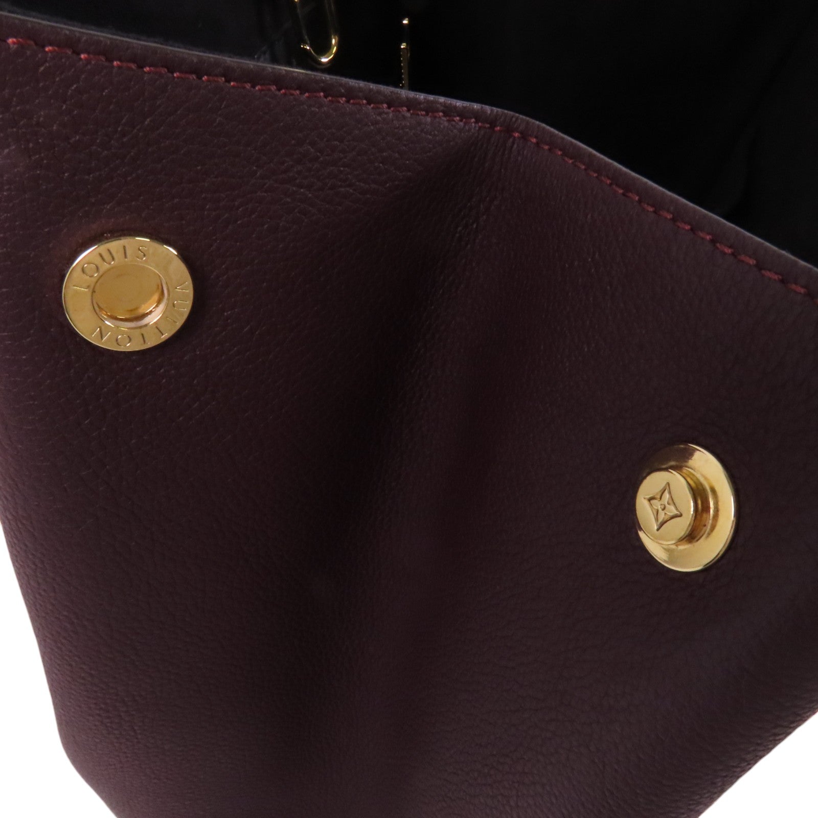 LOUIS VUITTON Monogram Fold Tote MM金扣手挽肩背兩用袋