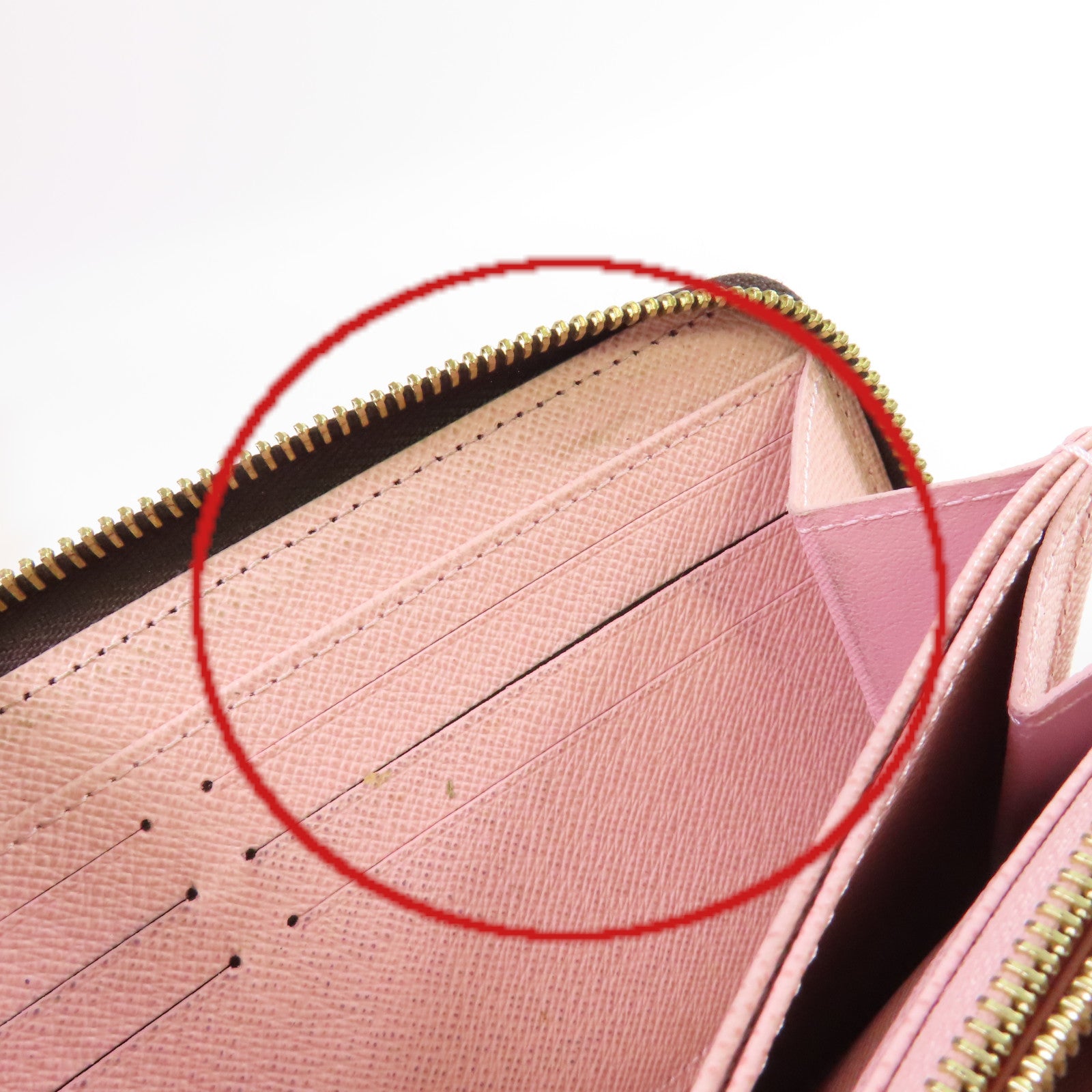 LOUIS VUITTON Monogram Zippy Long Wallet金扣拉鏈長錢包啡色