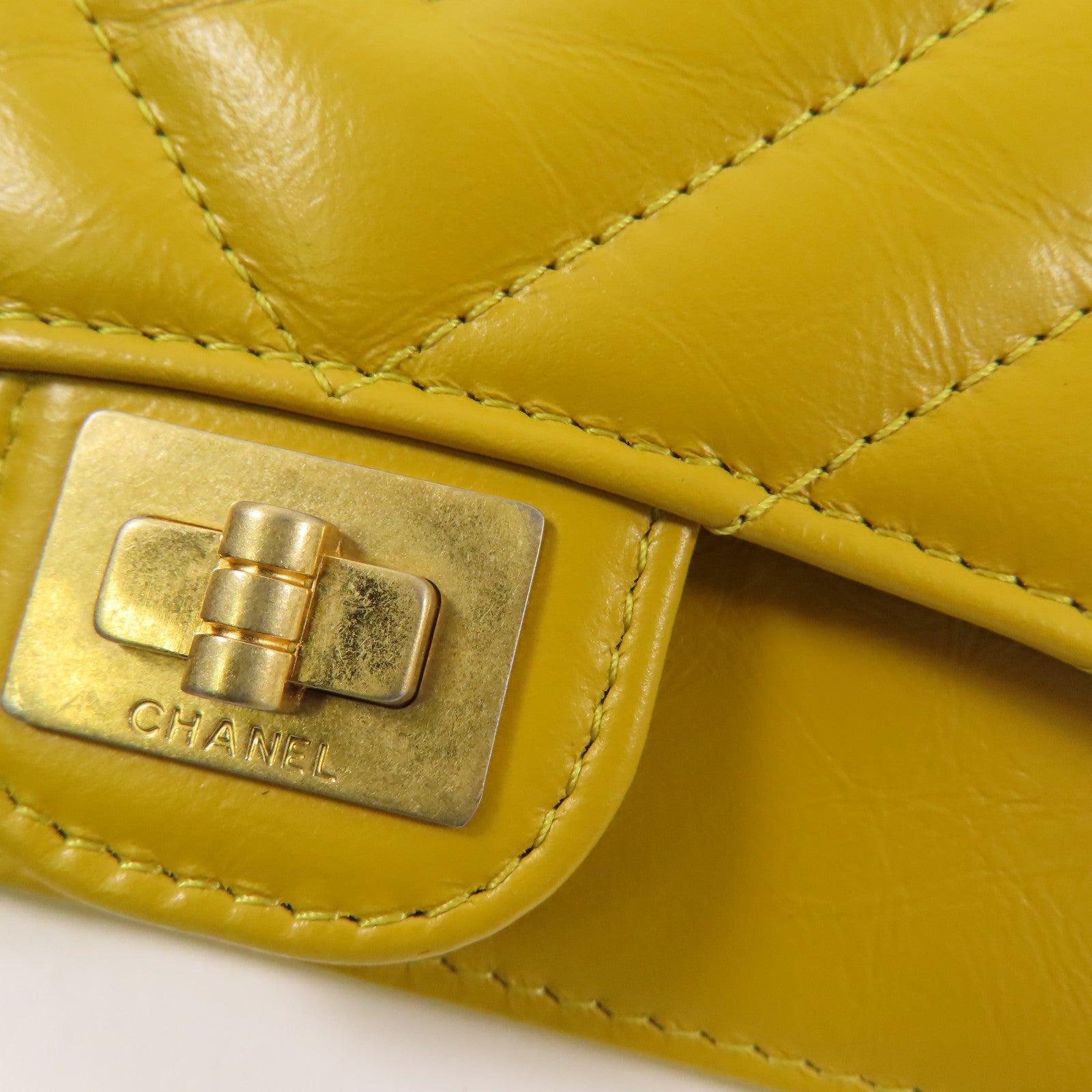 CHANEL 皮革2.55 Card Case金扣卡片套