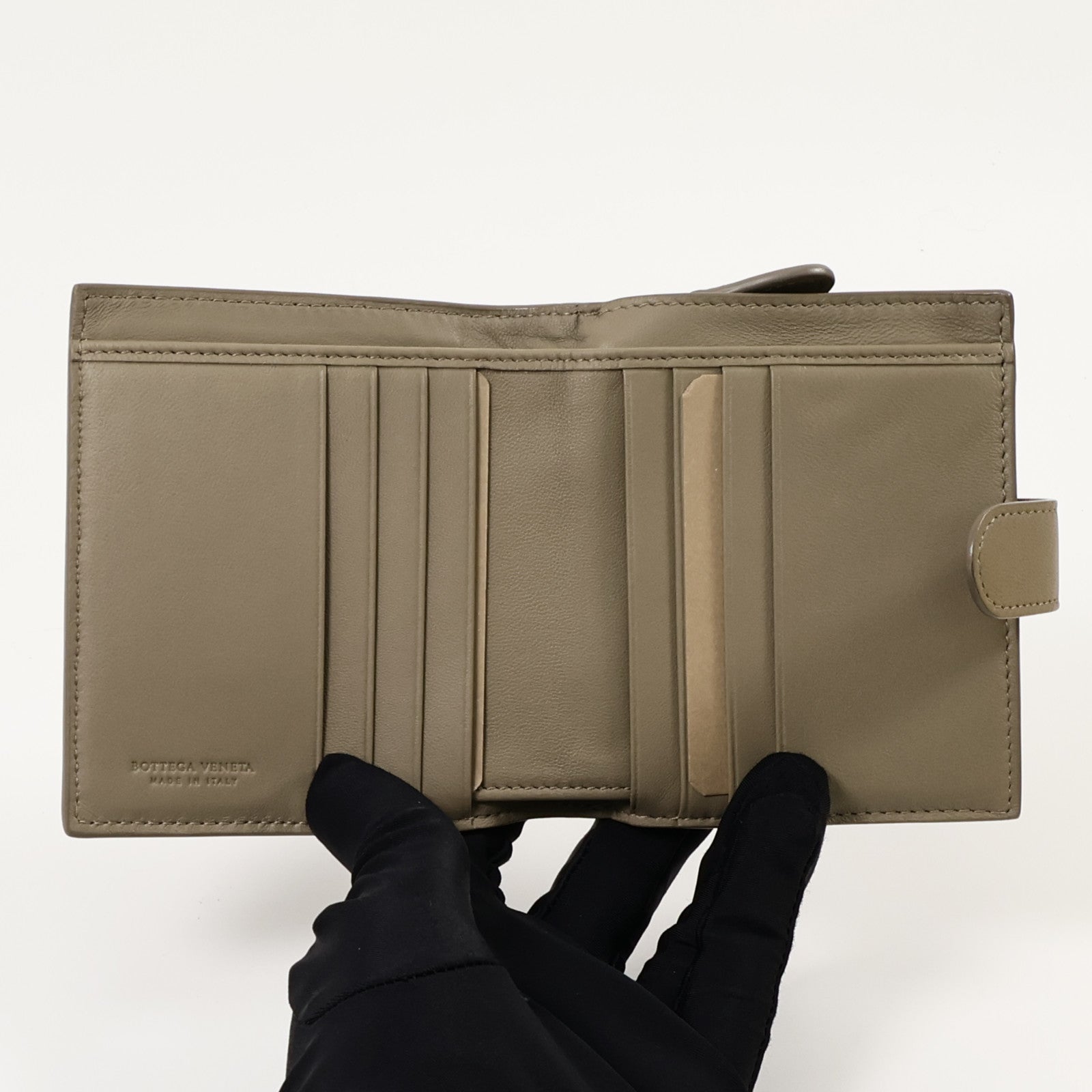 BOTTEGA VENETA 羊皮皮革Fold Wallet錢包