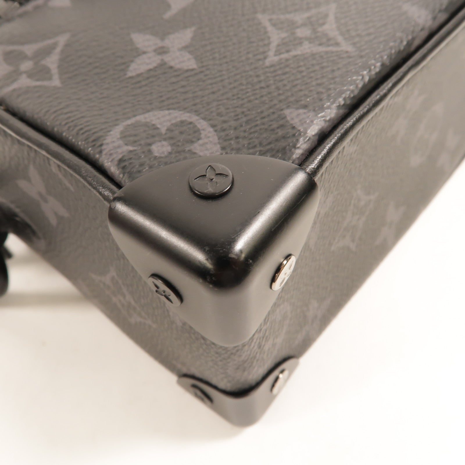 LOUIS VUITTON Monogram Eclipse Mini Soft Trunk肩背袋