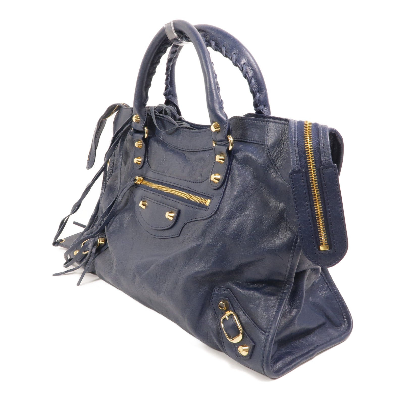 BALENCIAGA 牛皮皮革City手挽肩背兩用袋