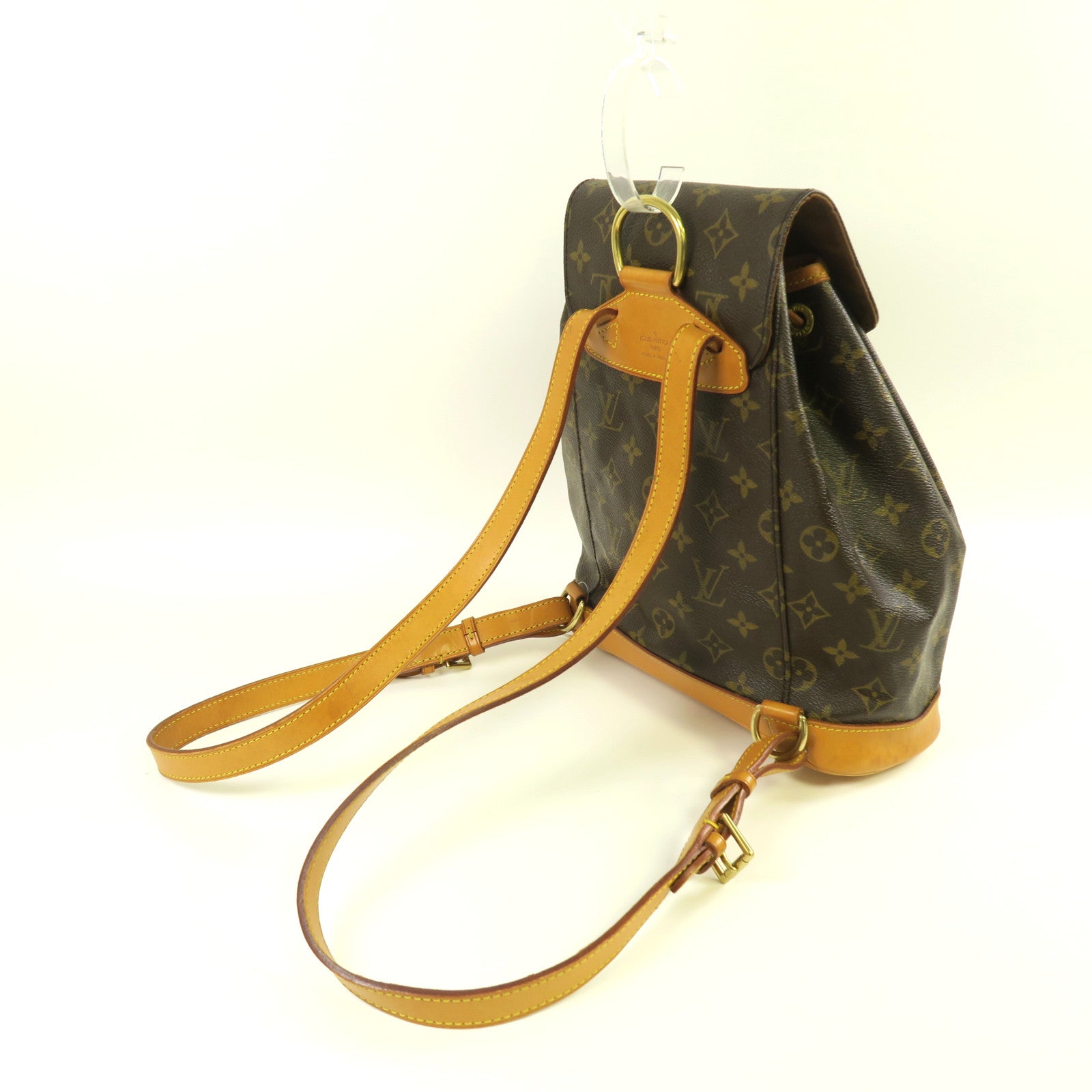 LOUIS VUITTON **【激減優惠】Monogram Montsouris MM金扣背包啡色