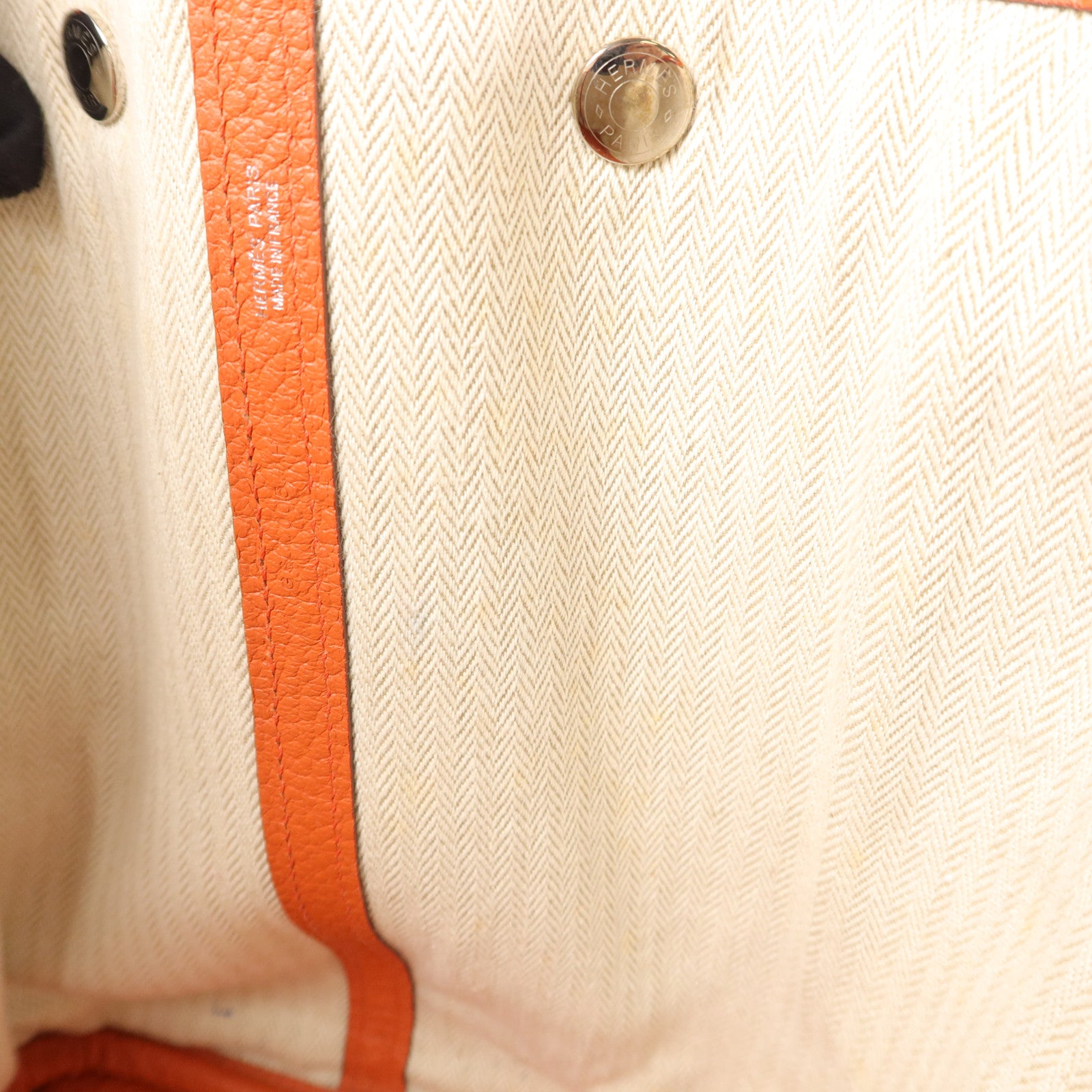 HERMES Negonda皮革Garden Party PM手挽袋Sanguine