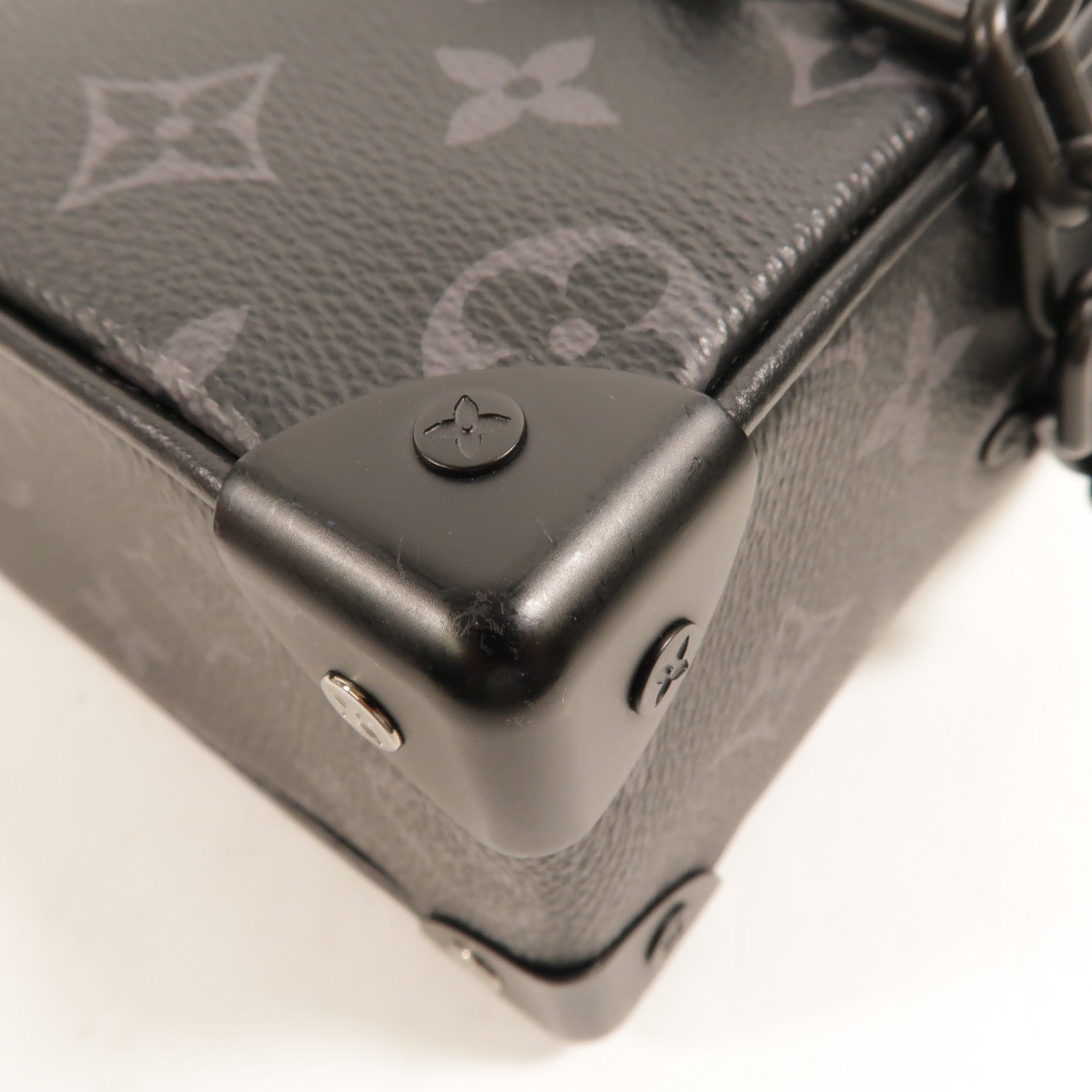 LOUIS VUITTON Monogram Eclipse Mini Soft Trunk肩背袋