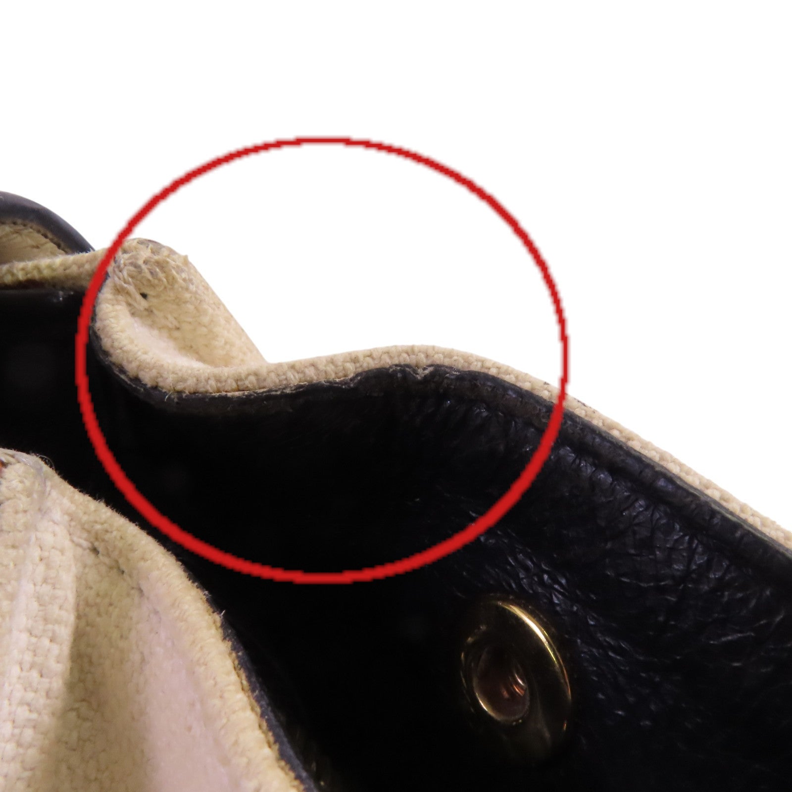 CELINE 帆布/牛皮皮革Trapeze金扣手挽肩背兩用袋