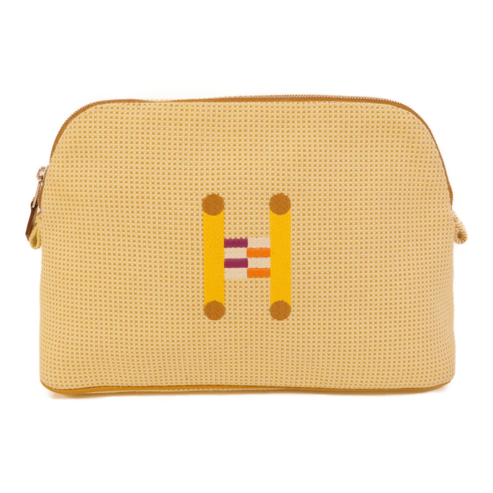 HERMES 帆布Bolide Crazy H Case Medium手拿包