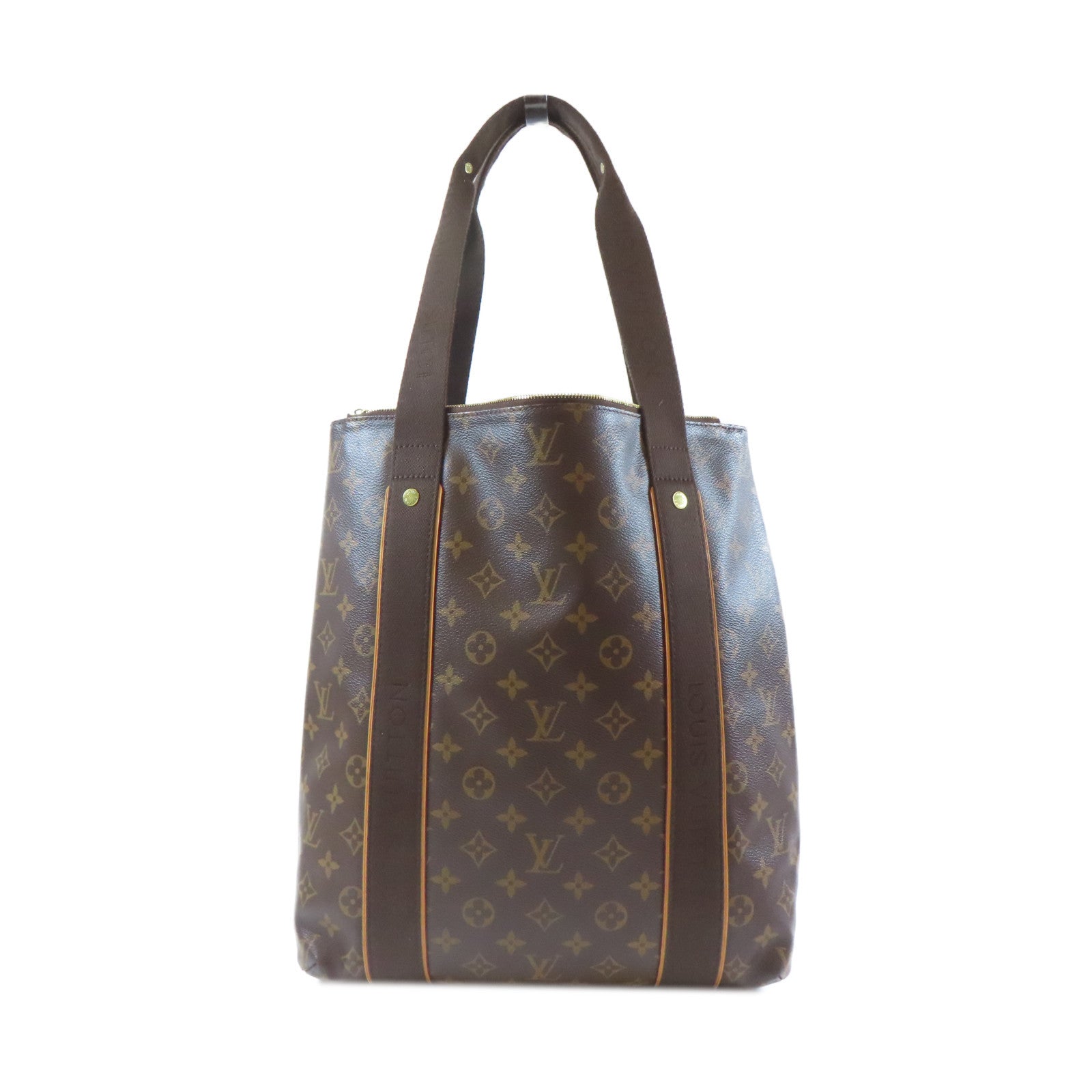 LOUIS VUITTON 【激減優惠】Monogram Cabas Beaubourg金扣肩背袋啡色