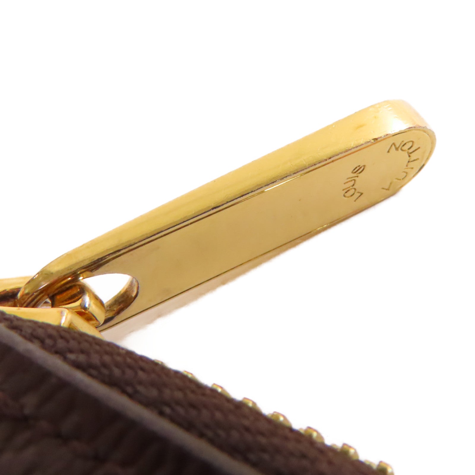 LOUIS VUITTON Monogram Zippy Long Wallet金扣拉鏈長錢包啡色